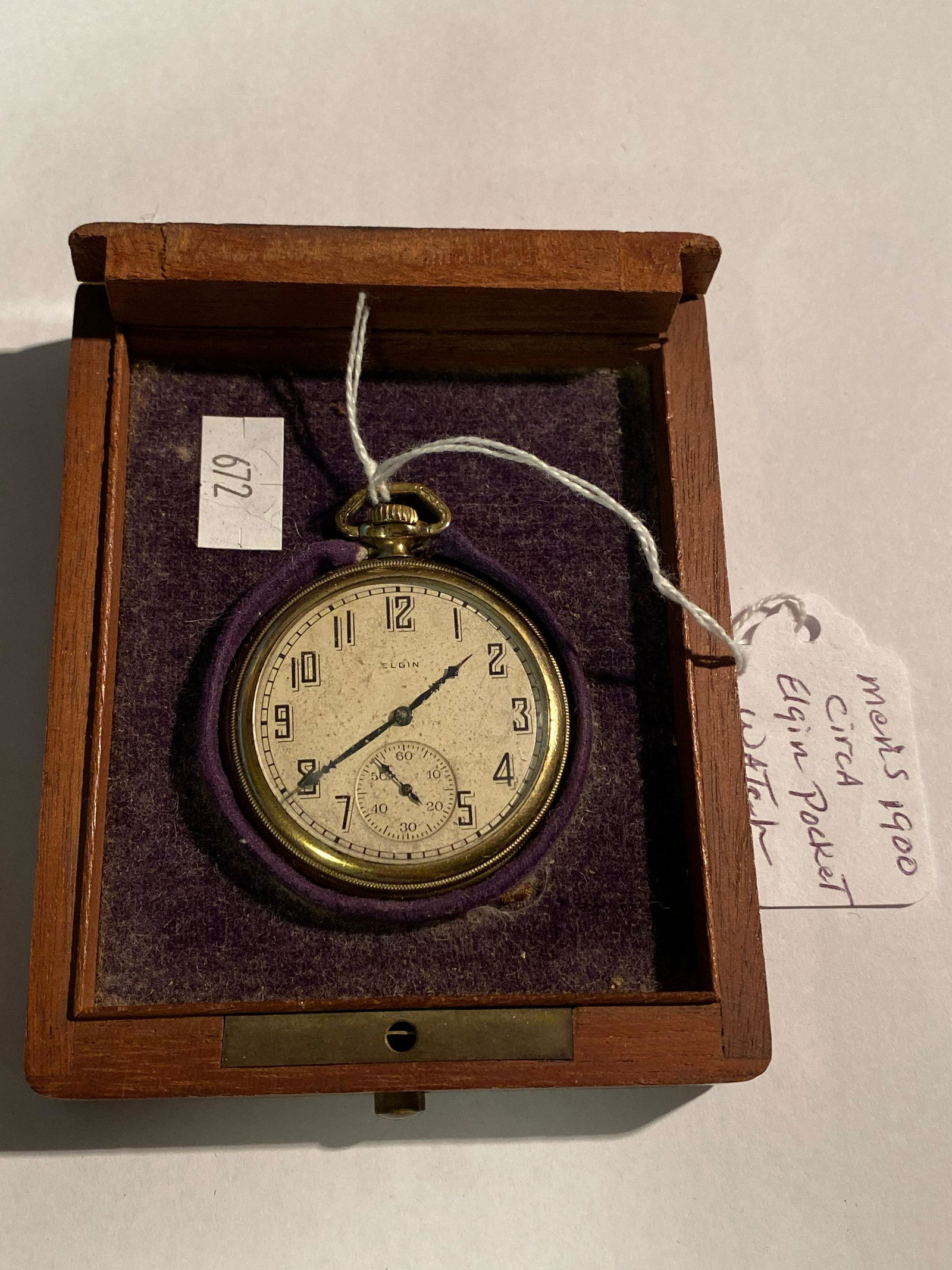 1900'S MENS ELGIN POCKET WATCH (1 of 5)