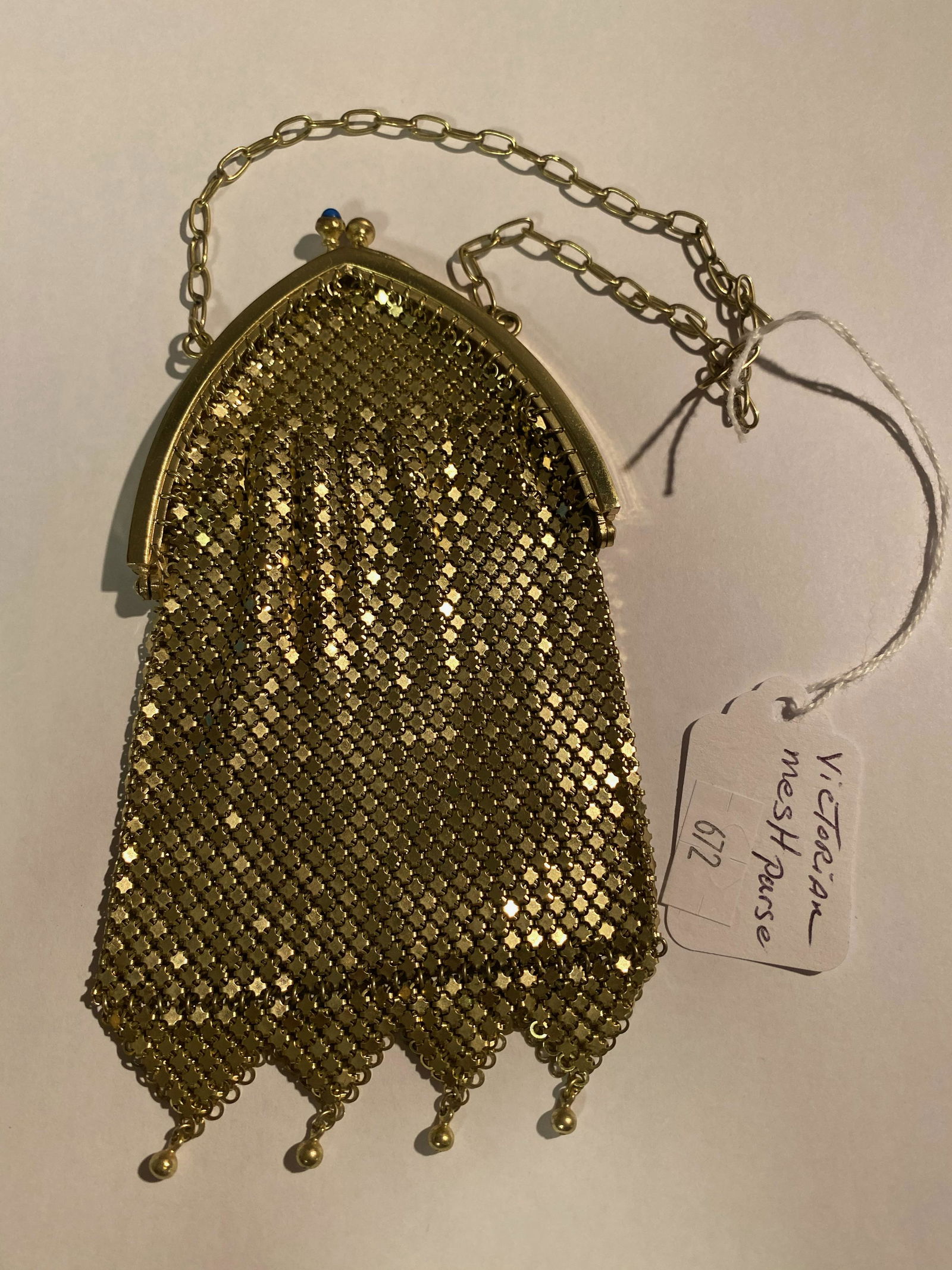 ANTIQUE VICTORIAN MESH PURSE (1 of 2)