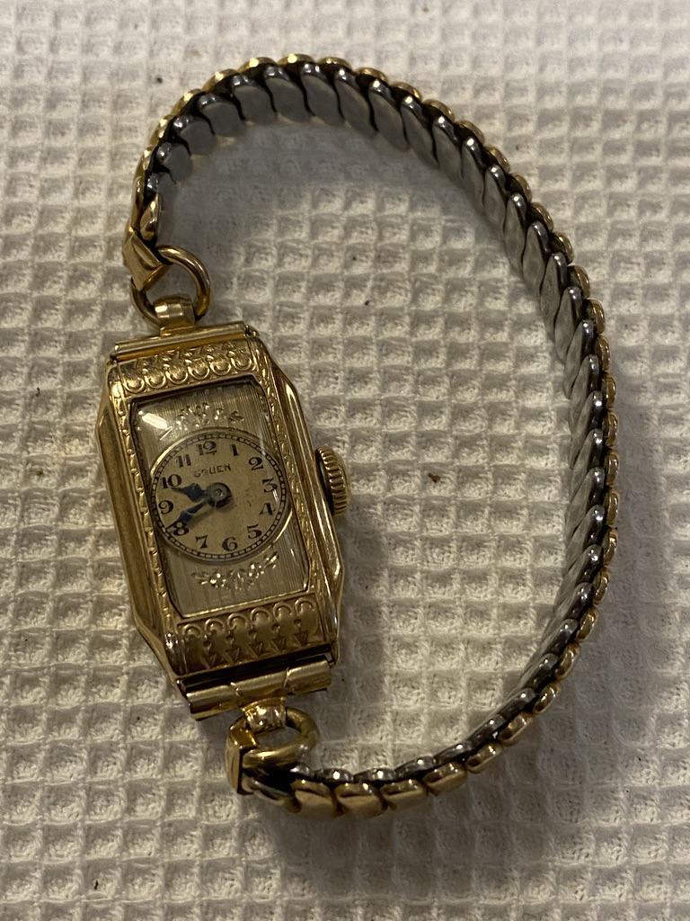 ART DECO LADIES GRUEN WATCH: ART DECO LADIES GRUEN WATCH