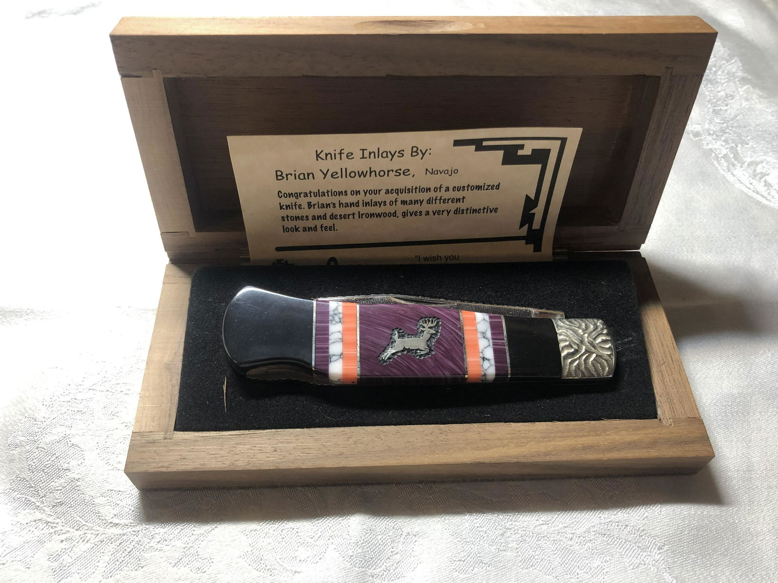 RARE BRIAN YELLOWHORSE NAVAJO POCKET KNIFE Feb 21, 2020 Rare Treasures in PA