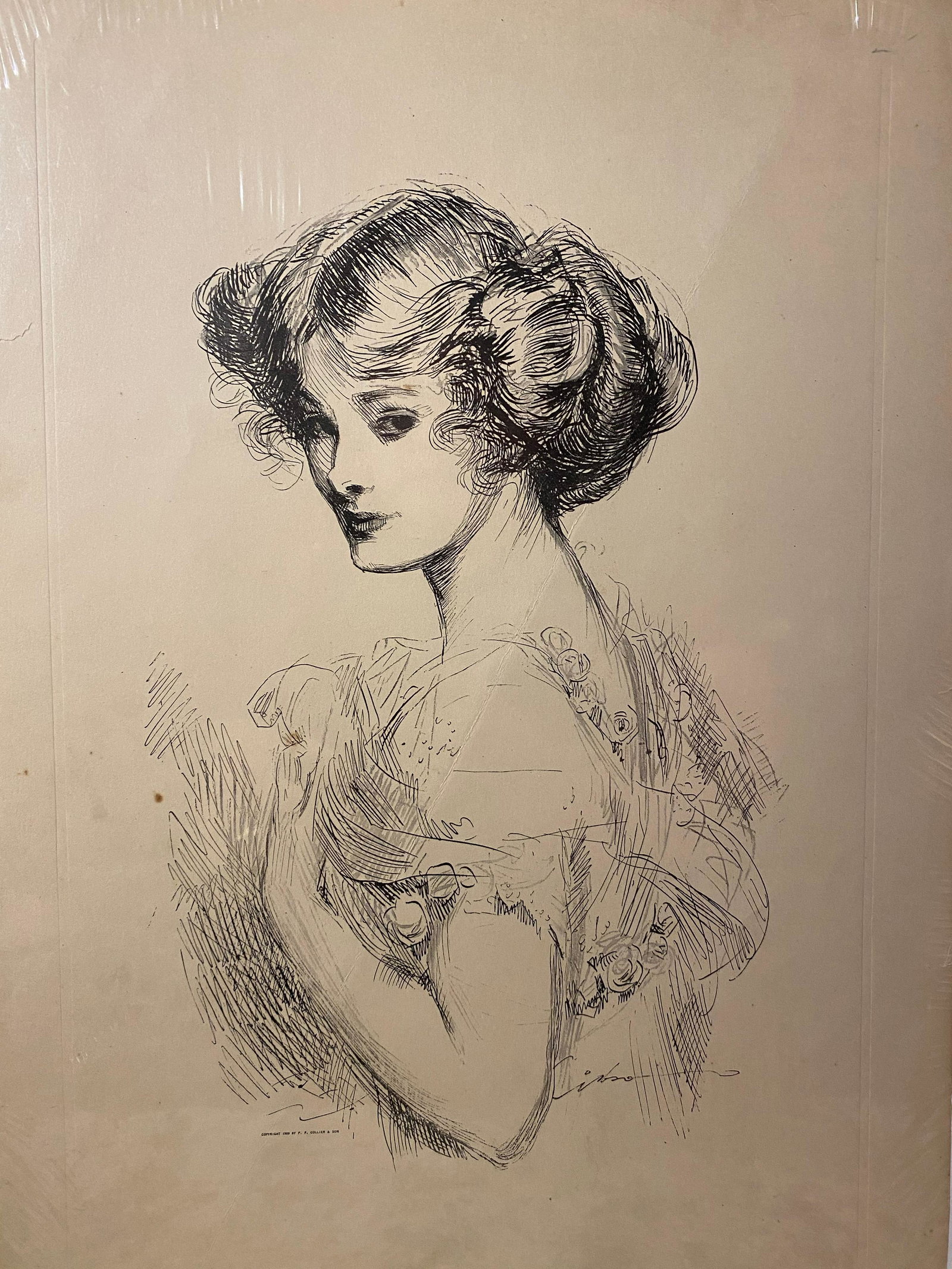 RARE GIBSON DRAWING NO. 8: RARE GIBSON DRAWING NO. 8