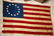 CIVIL WAR 13 STAR CONFEDERATE FLAG W/ GOLD BULLION - 2