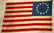 CIVIL WAR 13 STAR CONFEDERATE FLAG W/ GOLD BULLION - 9