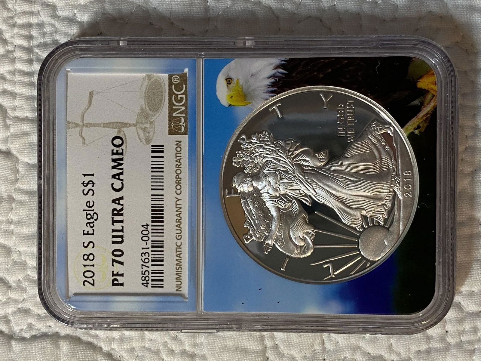 2018-S $1 PF70 1 OZ SILVER DOLLAR: 2018-S $1 PF70 1 OZ SILVER DOLLAR