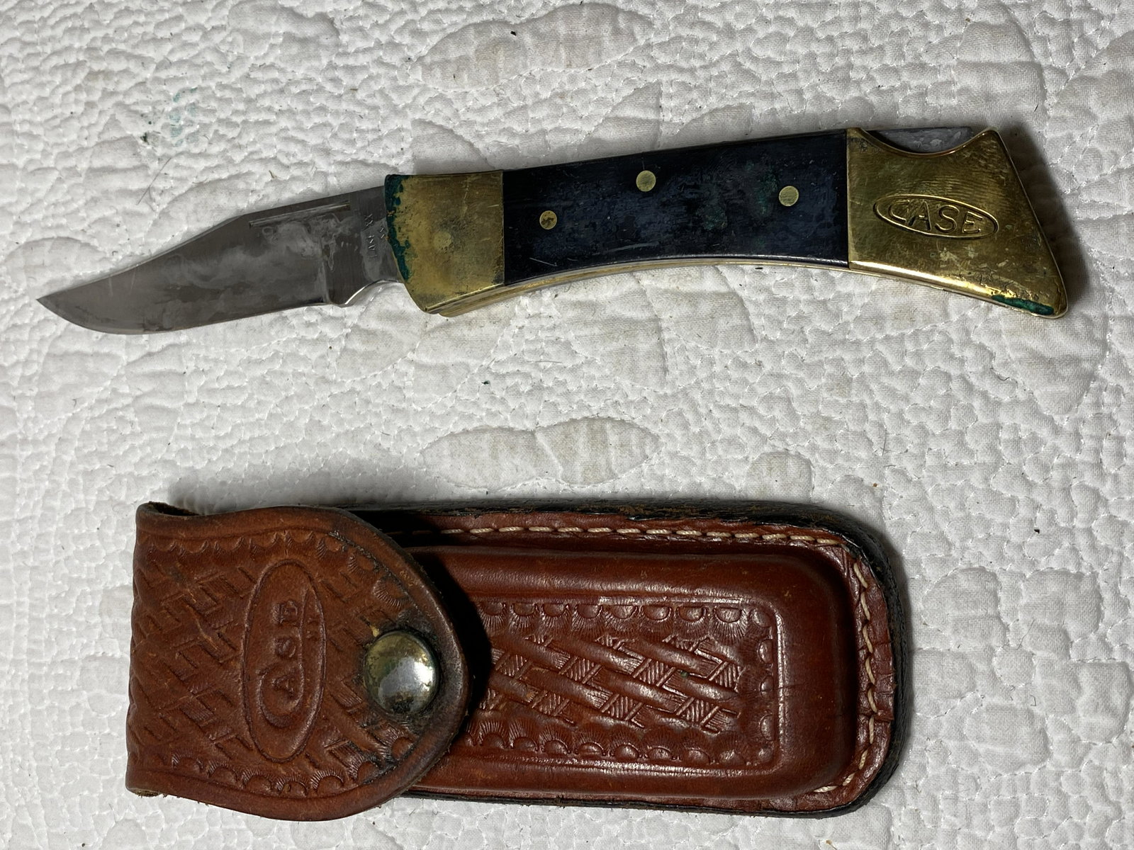 VINTAGE CASE XX POCKET KNIFE WITH CASE: VINTAGE CASE XX POCKET KNIFE WITH CASE