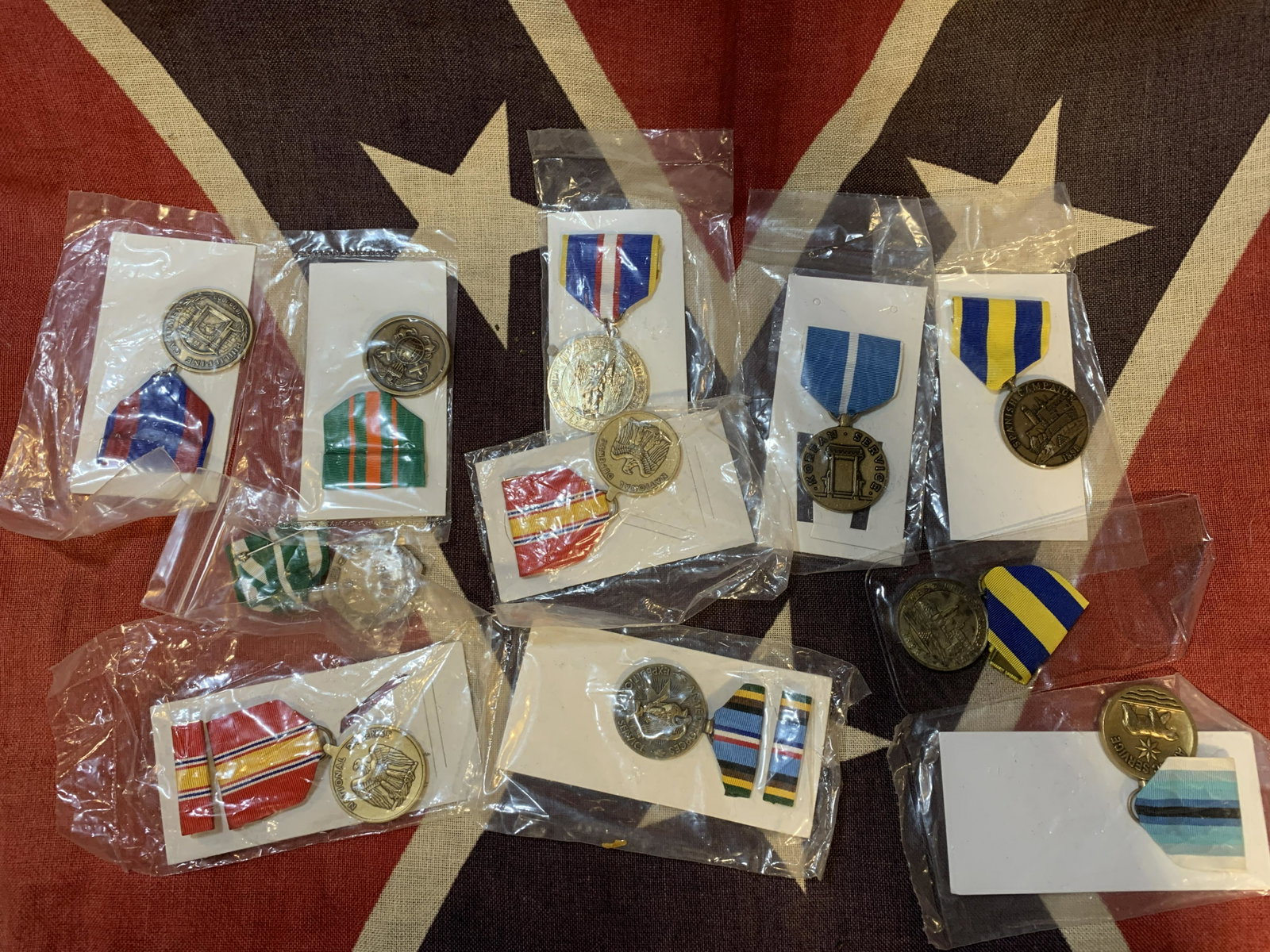 HUGE LOT OF POST WW2 MEDALS, ETC.: HUGE LOT OF POST WW2 MEDALS, ETC.
