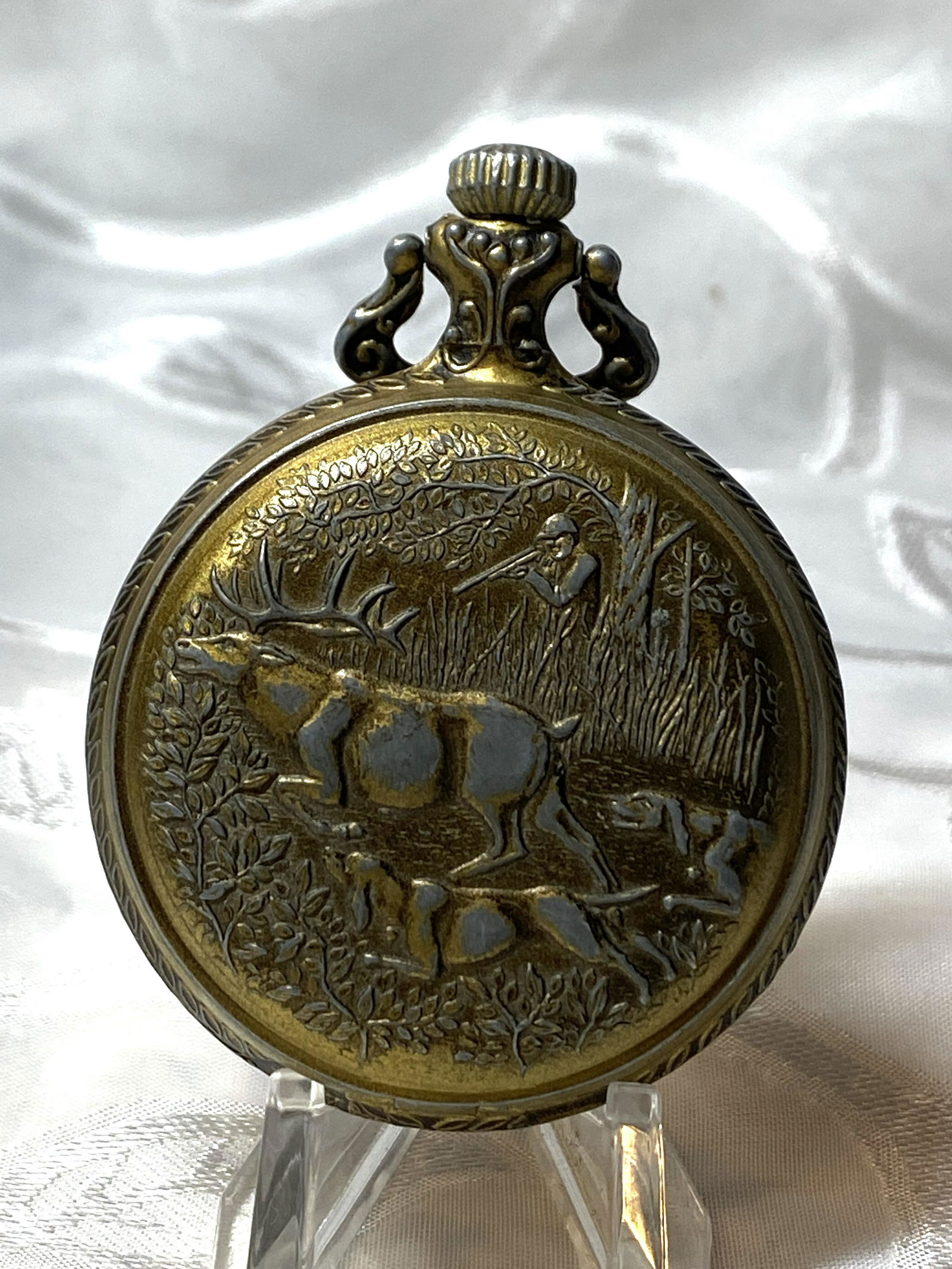 Vintage Westclox Hunting Pocket Watch
