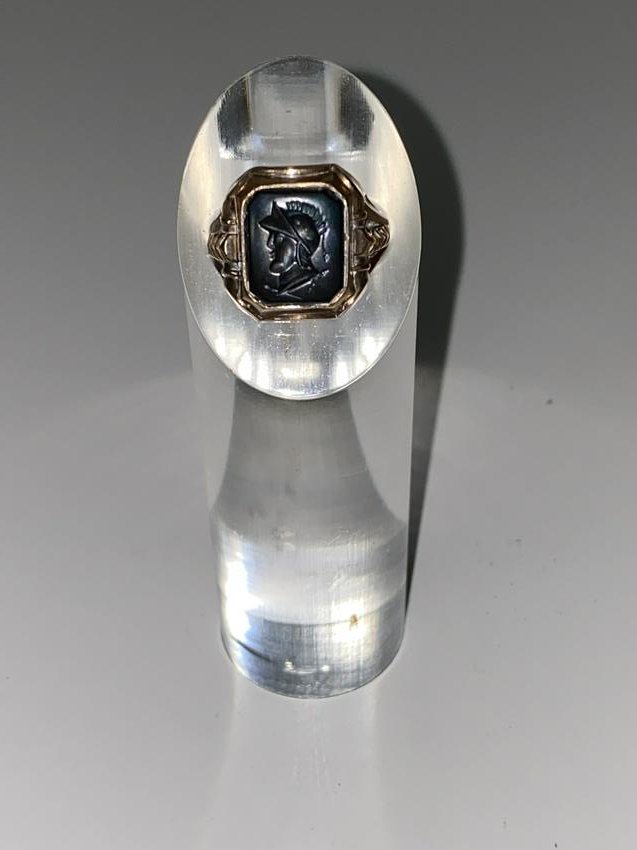 ANTIQUE MARKED 10K GOLD MENS RING (1 of 5)