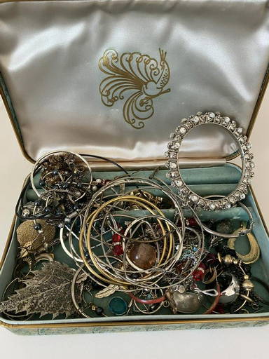 Lot Of Estate Jewelry In Unsearched Box