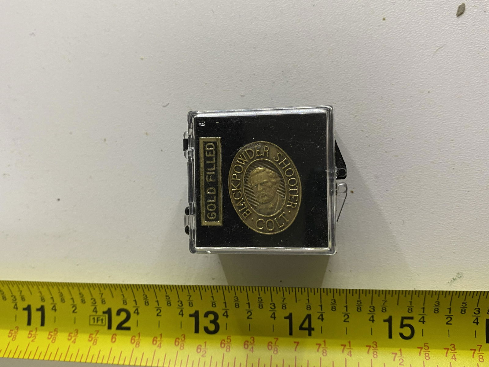 COLT SHOOTER BLACK POWDER GOLD FILLED PIN (1 of 5)