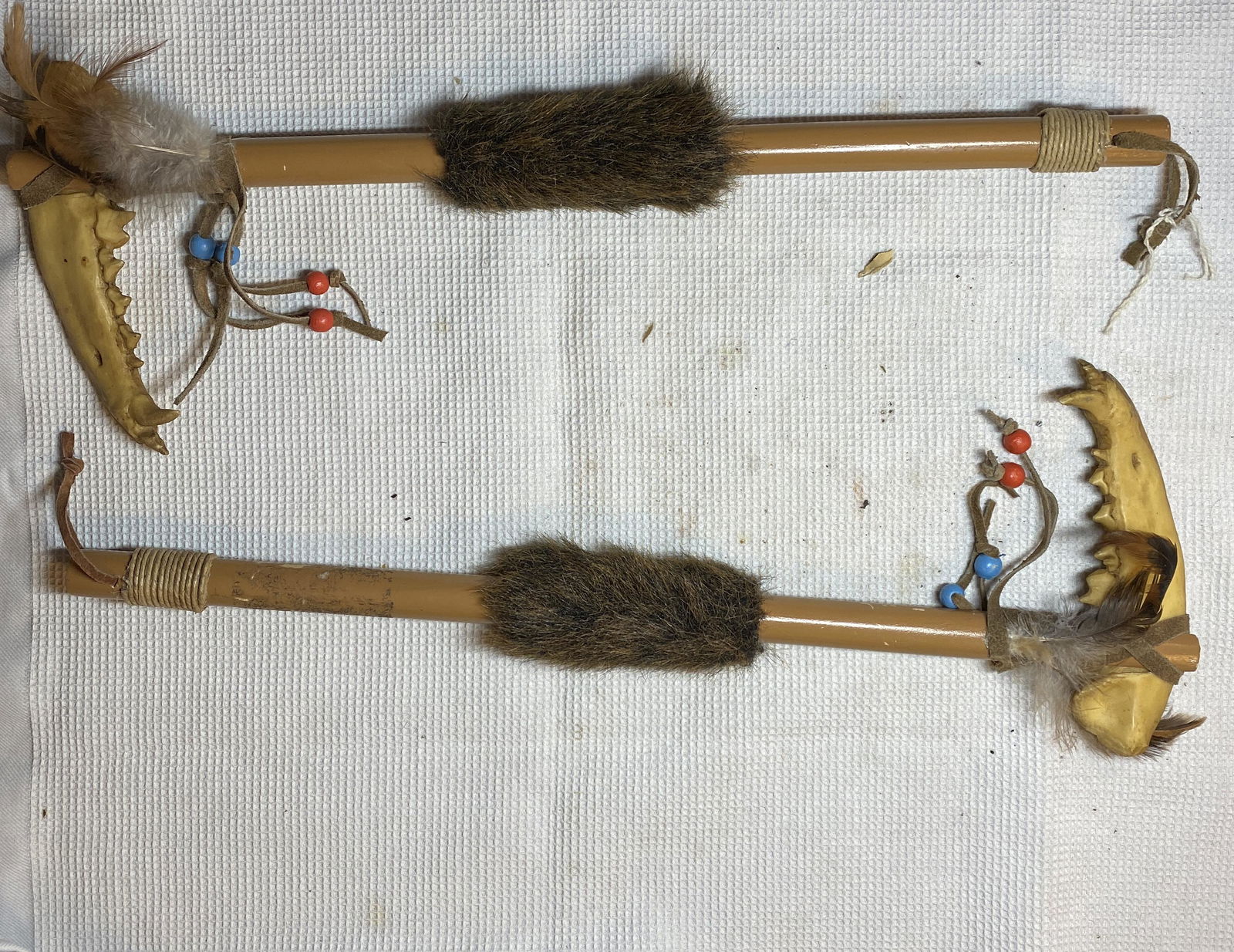 COLLECTION OF (2) VINTAGE NATIVE AMERICAN TOMAHAWKS (1 of 4)