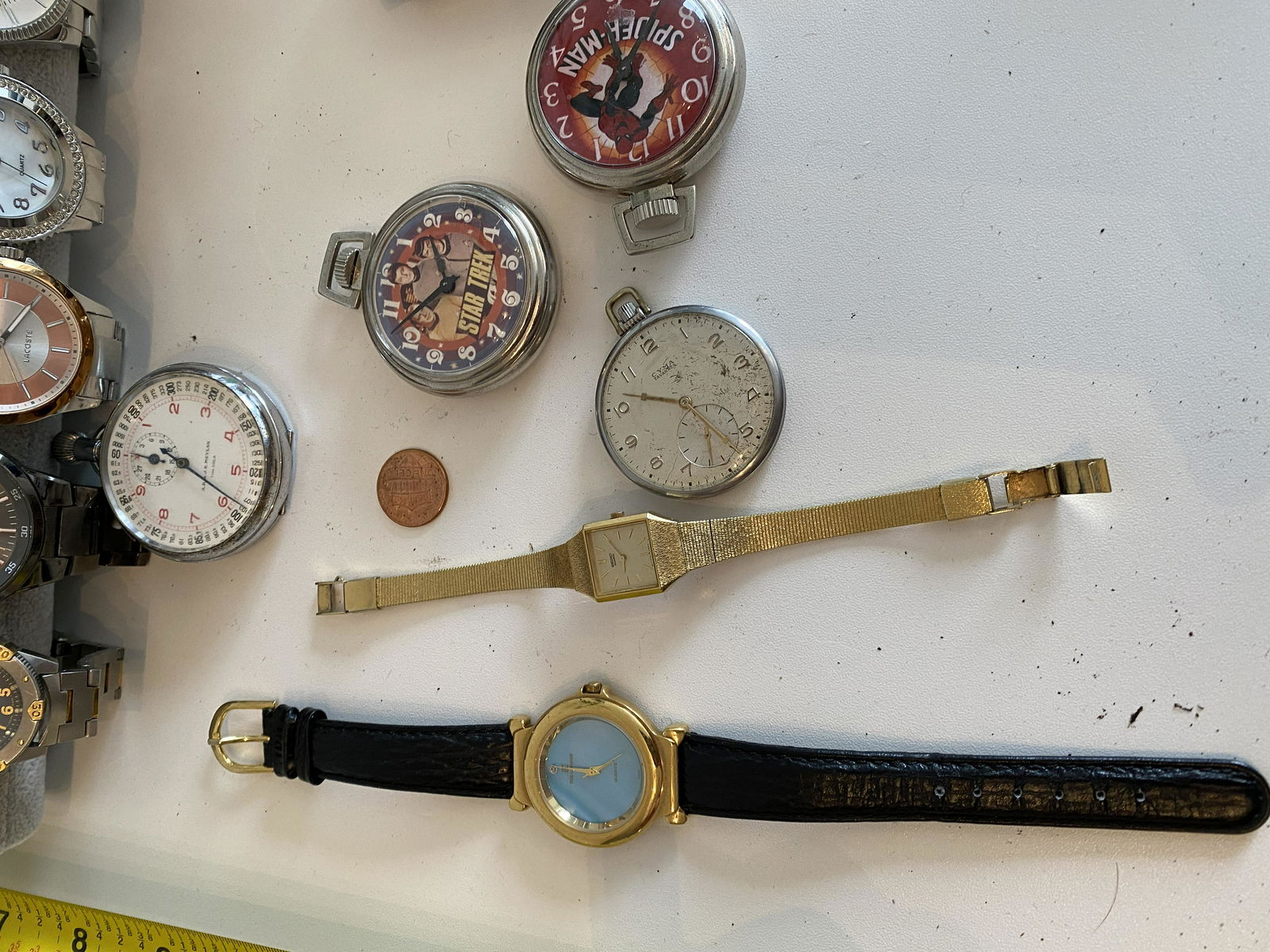 HUGE LOT OF (14) VINTAGE POCKET WATCHES & WRISTWATCHES (1 of 4)