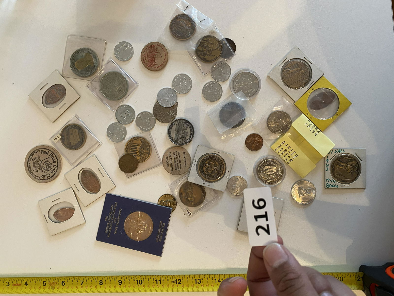 HUGE COLLECTION OF COINS, MEDALS, ETC. (1 of 6)