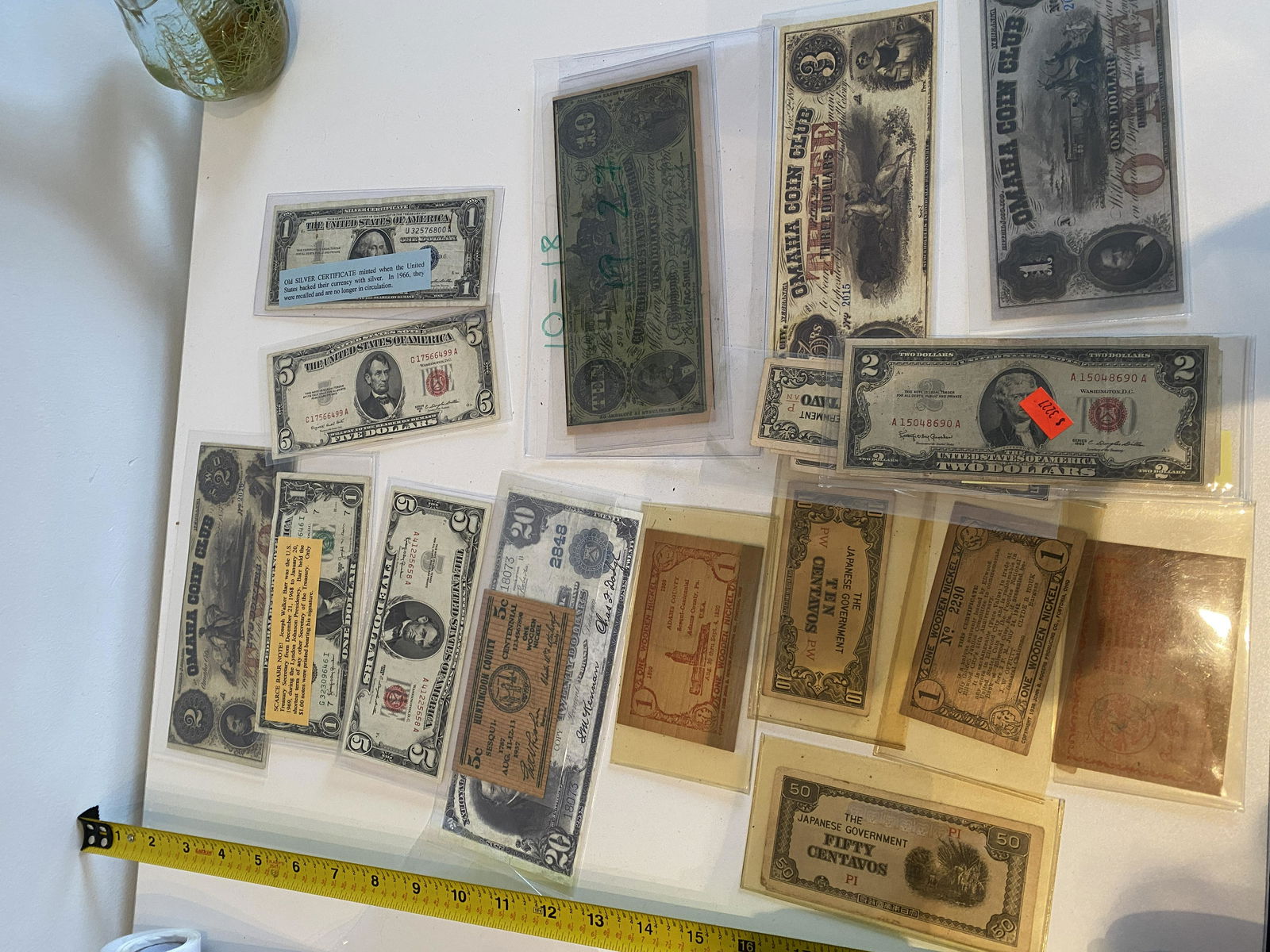 COLLECTION LOT OF OLD U.S. CURRENCY - VARIOUS DATES (1 of 5)