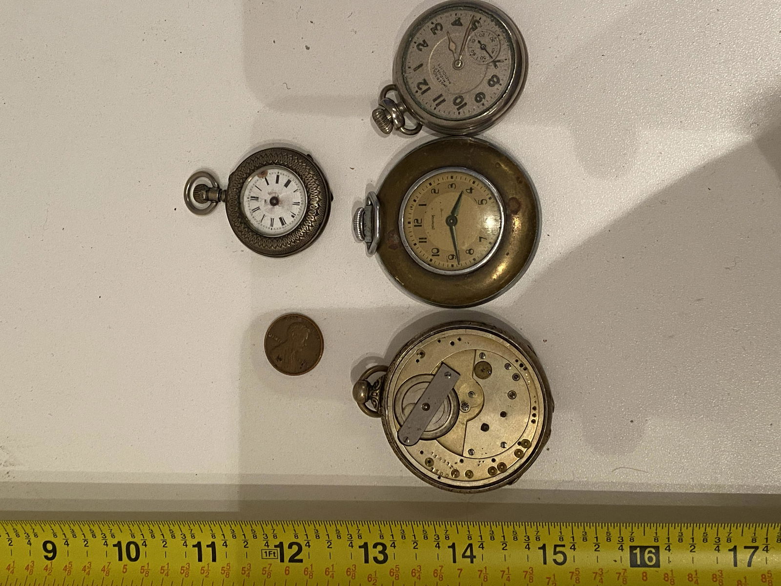 ANTIQUE COLLECTION OF (4) POCKET WATCHES (1 of 4)