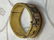 ANTIQUE VICTORIAN GOLD CUFF BANGLE BRACELET - 2
