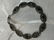 ART DECO STERLING SILVER SAPPHIRES TENNIS BRACELET - 3