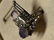 ANTIQUE ART-DECO AMETHYST STERLING SILVER COCKTAIL RING - 2