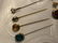 LOT OF (8) OLD VICTORIAN GOLD PINS - 2