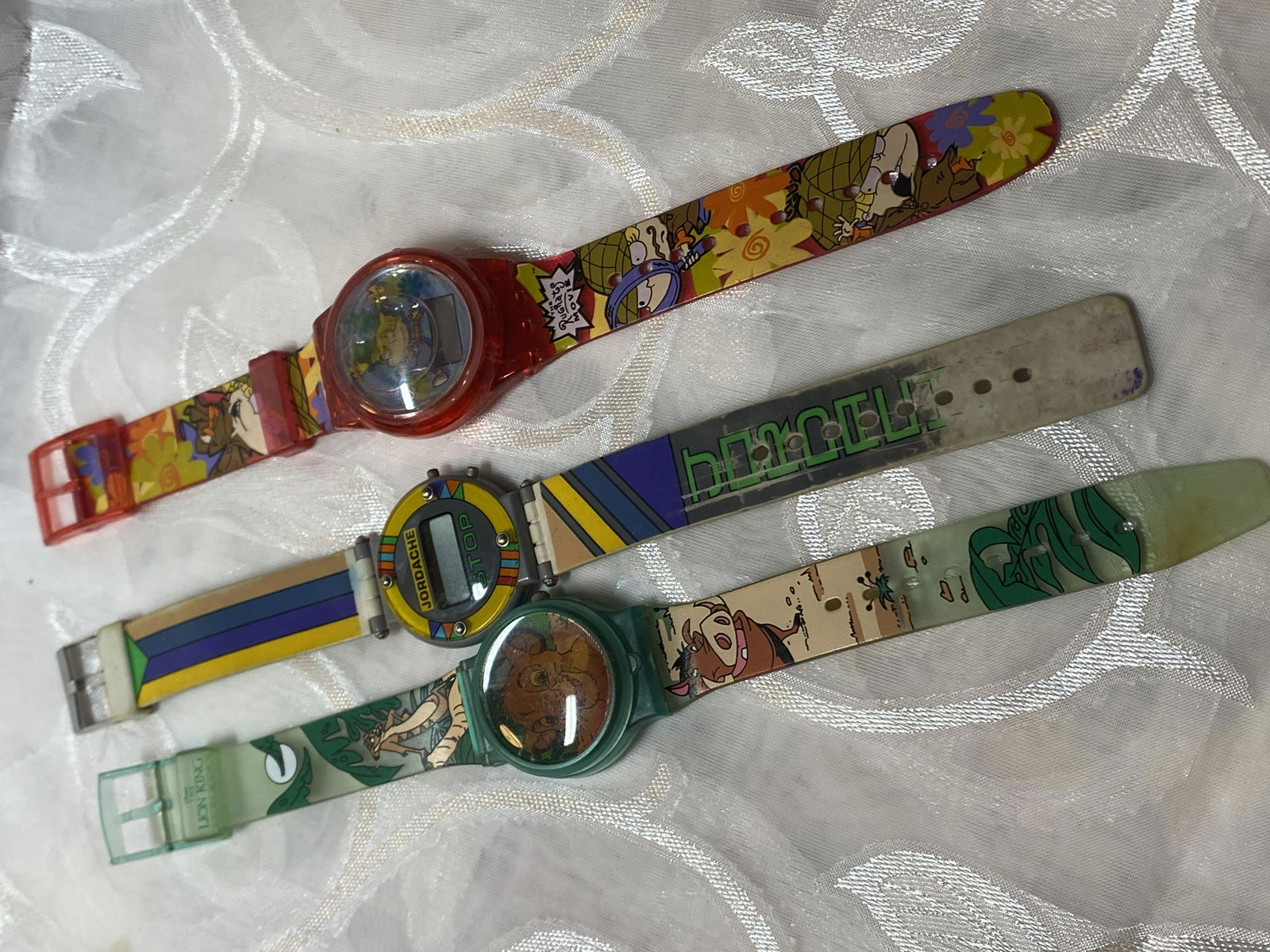 VINTAGE LOT OF (3) DISNEY DIGITAL WATCHES (1 of 4)