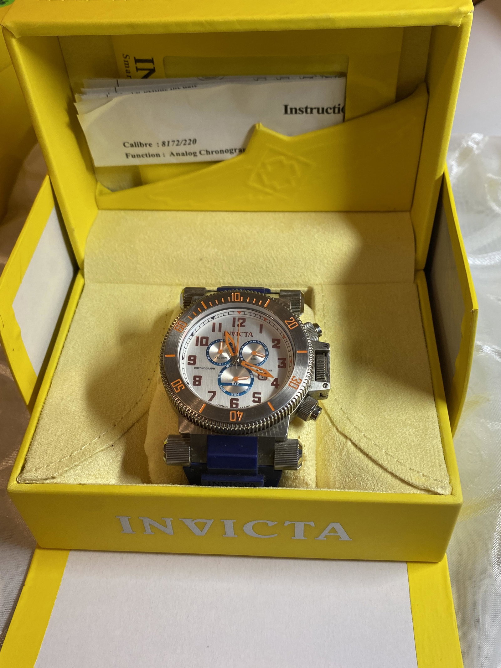 INVICTA COALITION FORCES WATCH W/ORIG. BOX: INVICTA COALITION FORCES WATCH W/ORIG. BOX. FIELD GRADE TESTED. A GREAT FIND AND AN EXCELLENT ADDITION TO YOUR COLLECTION.