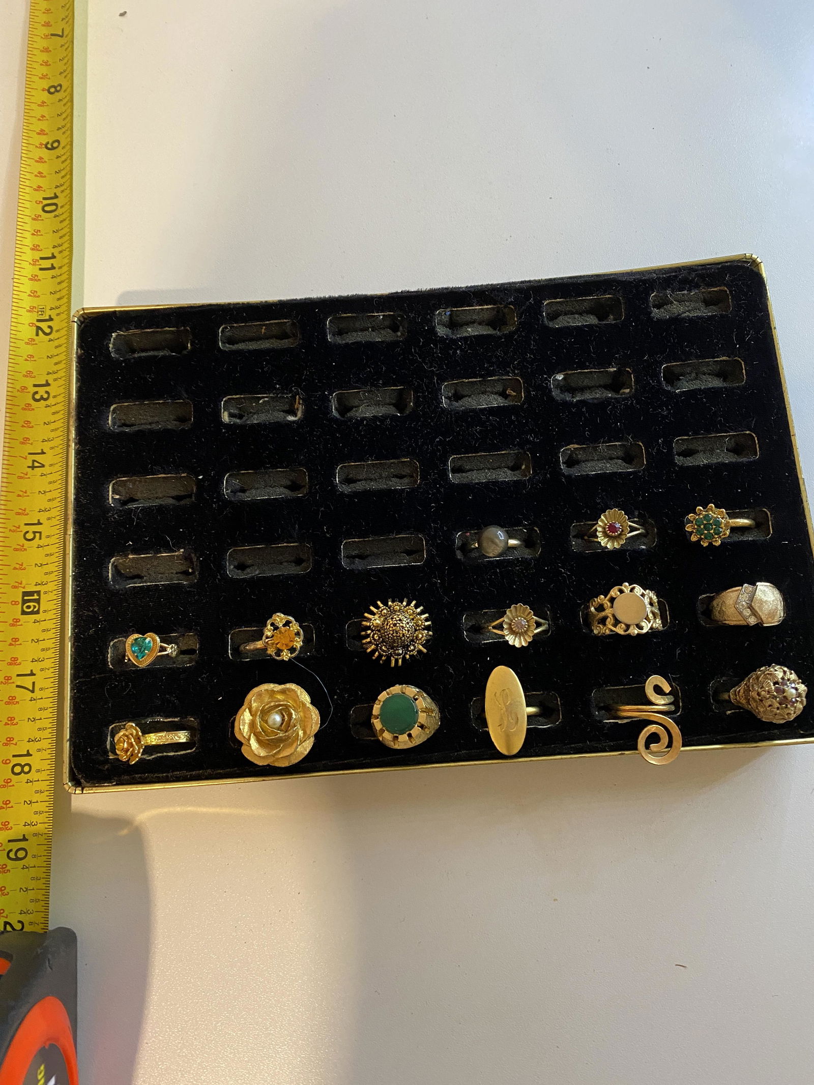 LOT OF (15) GOLD/SILVER RINGS - HIGH GRADE: LOT OF (15) GOLD/SILVER RINGS - HIGH GRADE