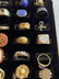 LOT OF (36) SILVER/GOLD RINGS - HIGH GRADE RINGS - 3