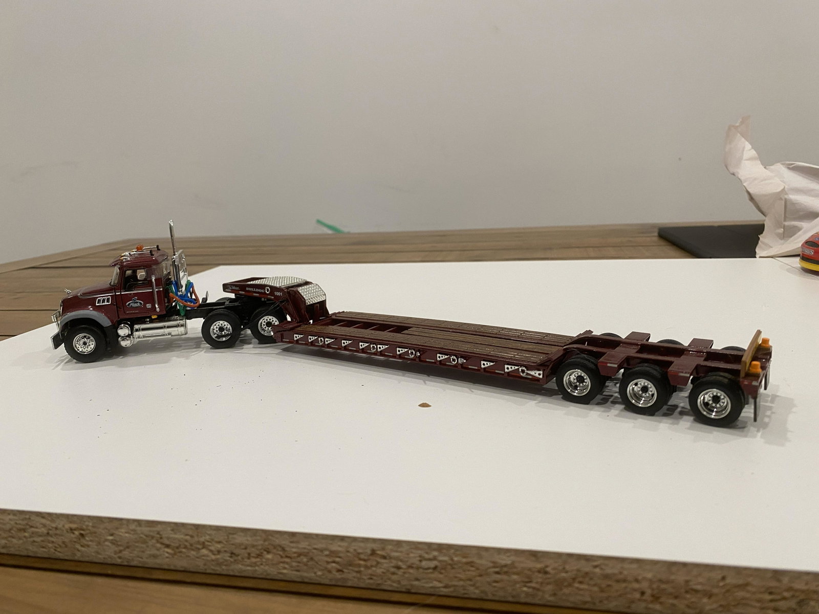 MACK TRUCKS TOY CAR TRACTOR TRAILER: MACK TRUCKS TOY CAR TRACTOR TRAILER