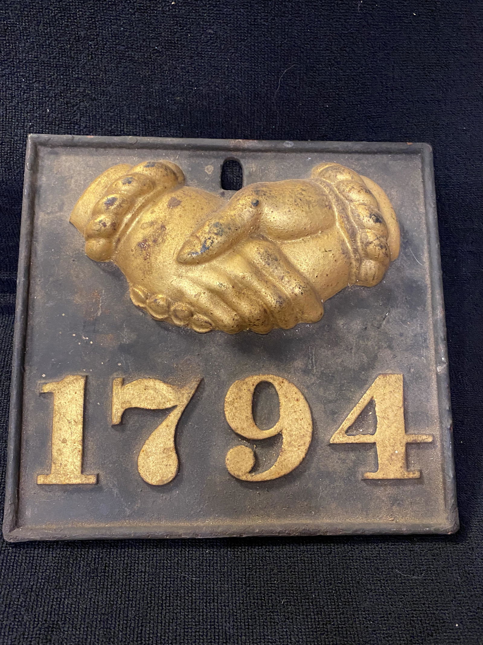 ANTIQUE DATED 1848 COMMEMORATIVE 1794 PLAQUE: ANTIQUE DATED 1848 COMMEMORATIVE 1794 PLAQUE. IN GOOD OVERALL SHAPE AND CONDITION WITH A BEAUTIFUL OVERALL PATINA. HAS A GREAT LOOK TO IT WITH AN EXCELLENT OVERALL EYE APPEAL. PLEASE VIEW ALL DETAILED