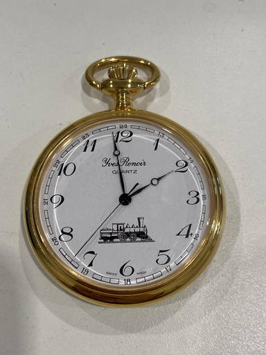 Vingage Yves Renoir Quartz Mens Pocket Watch