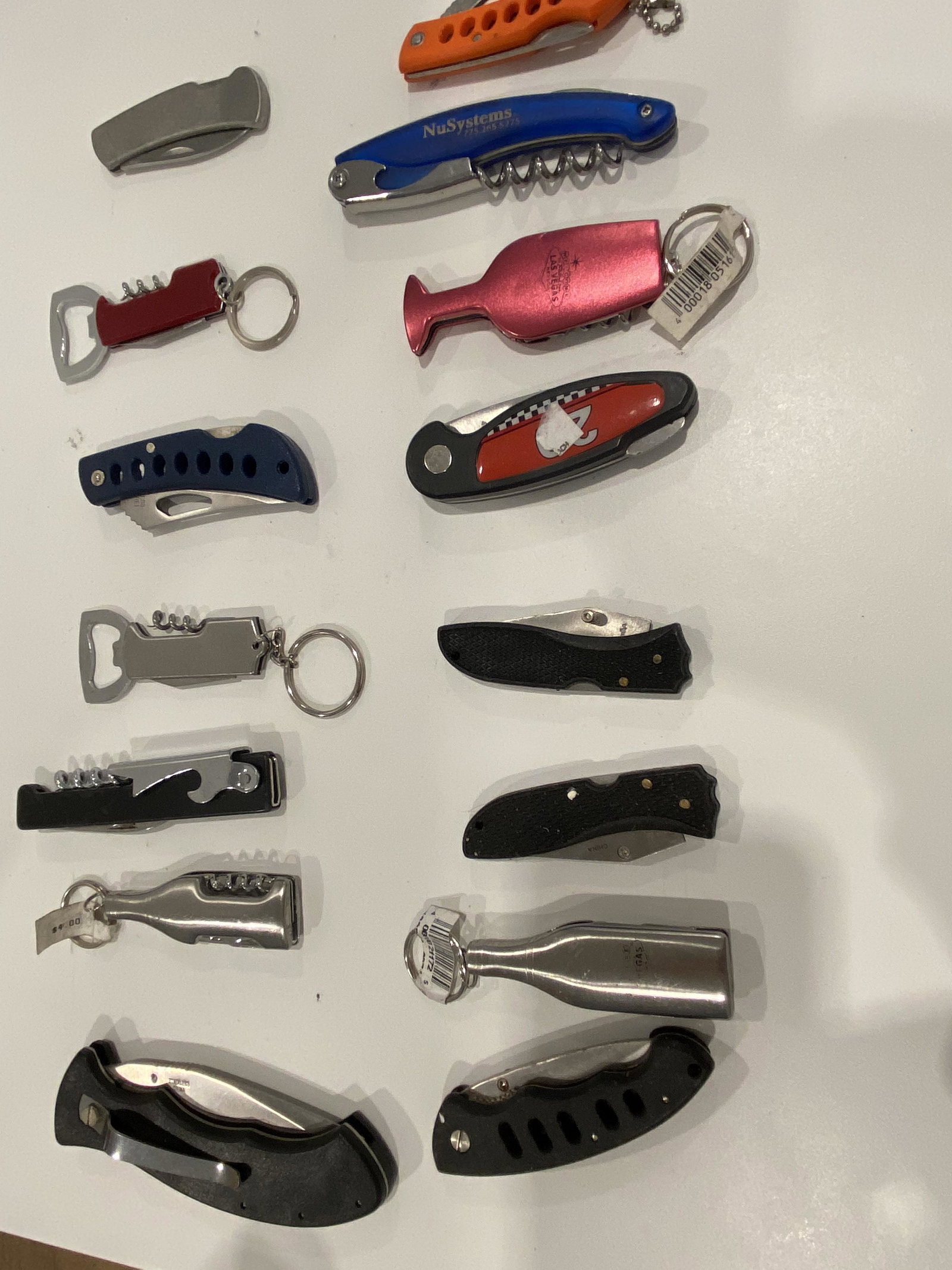 LOT OF (15) EDC POCKET KNIVES: LOT OF (15) EDC POCKET KNIVES. SOLD AS A LOT, ALL FOR ONE MONEY. PLEASE VIEW PICTURES.