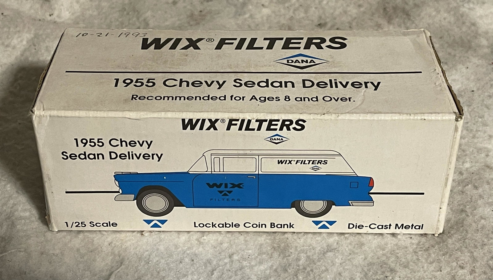 WIX FILTERS 1955 CHEVY SEDAN DELIVERY CAR MODEL: WIX FILTERS 1955 CHEVY SEDAN DELIVERY CAR MODEL. NEW IN BOX. VIEW PICTURES.