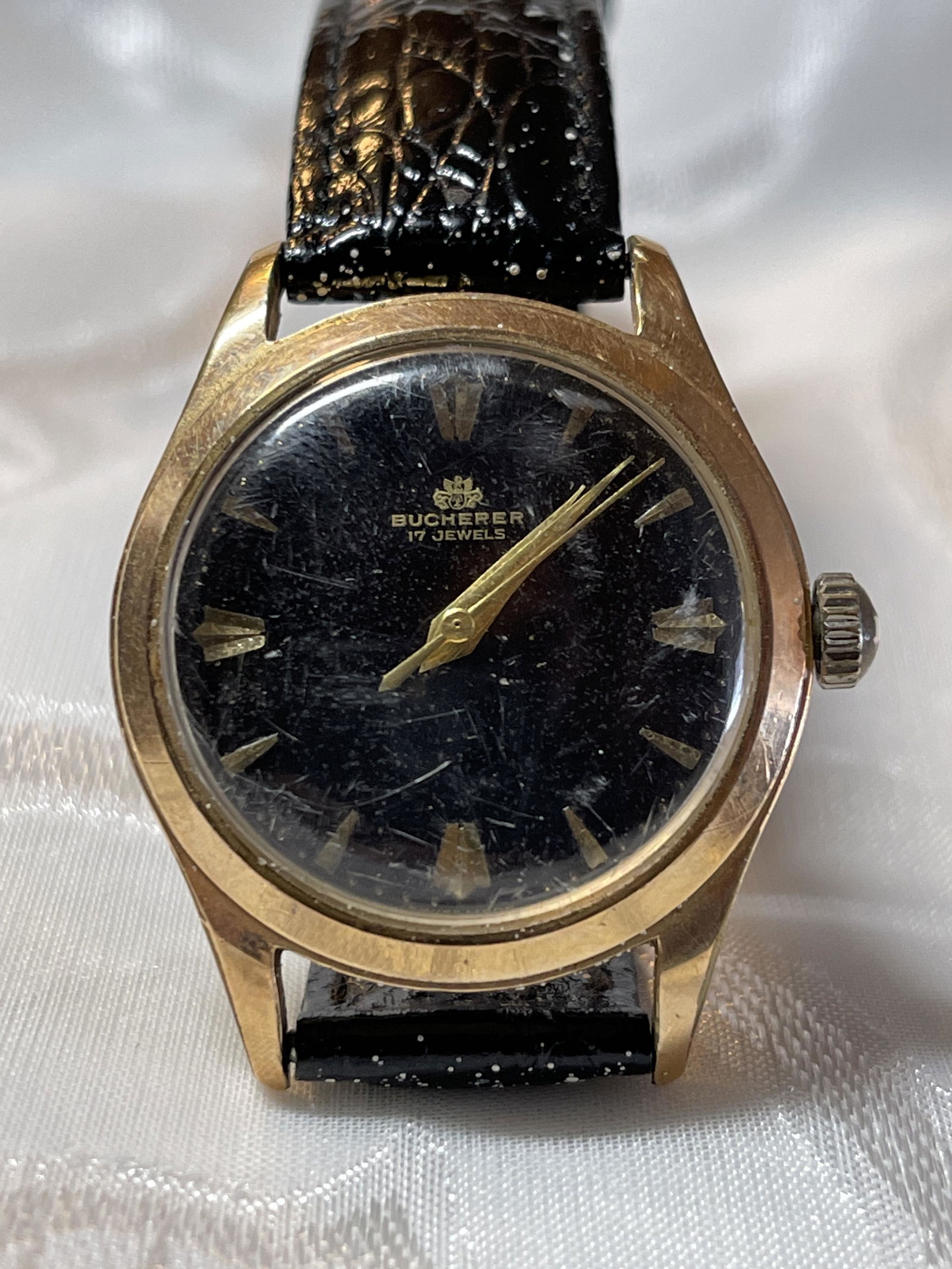 VTG. BUCHERER MENS DRESS WATCH: VTG. BUCHERER MENS DRESS WATCH. IN GOOD WORKING ORDER. A GREAT FIND AND AN EXCELLENT ADDITION TO YOUR COLLECTION.