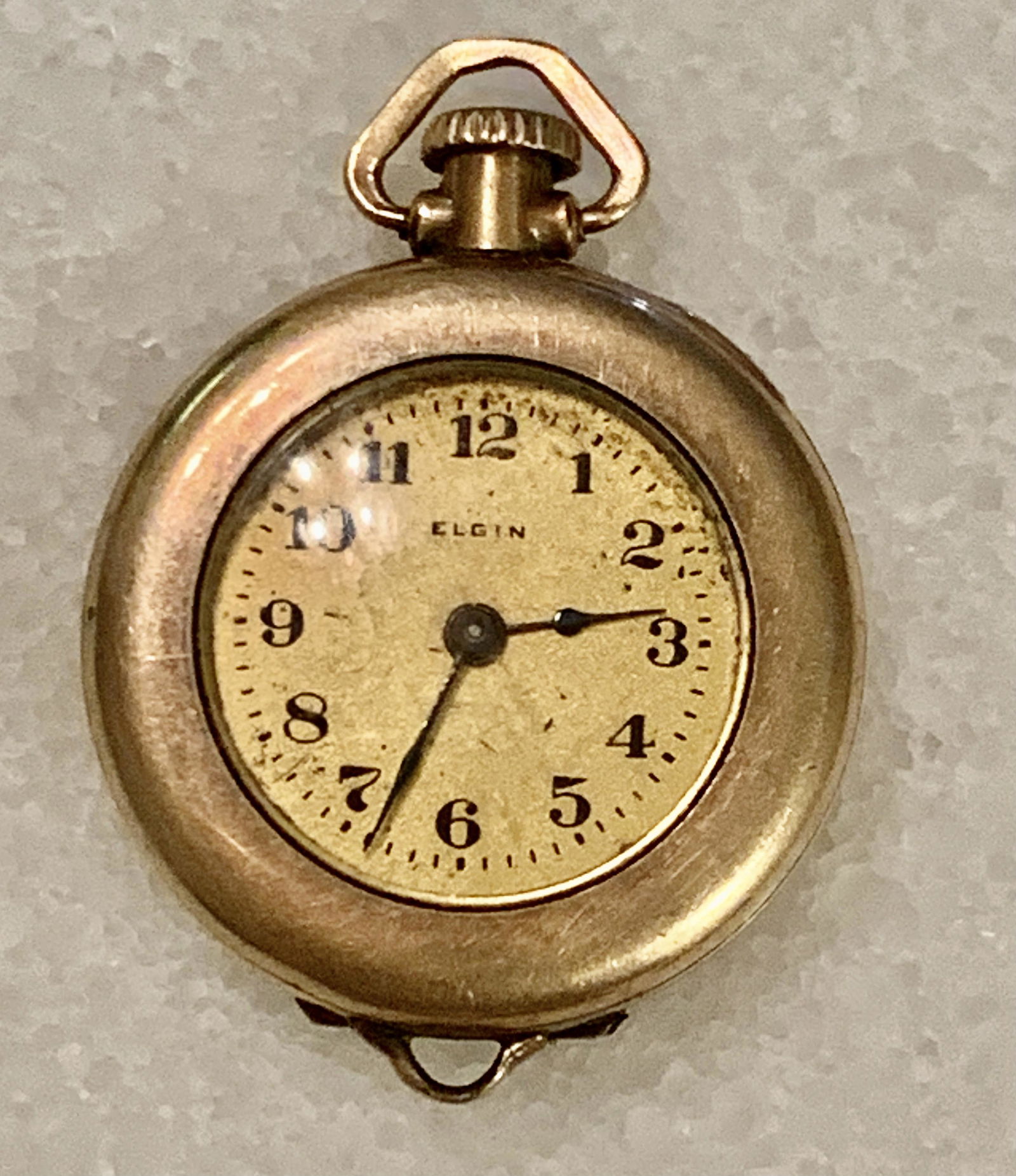 LADIES ELGIN ANTIQUE POCKET WATCH PENDANT (1 of 6)