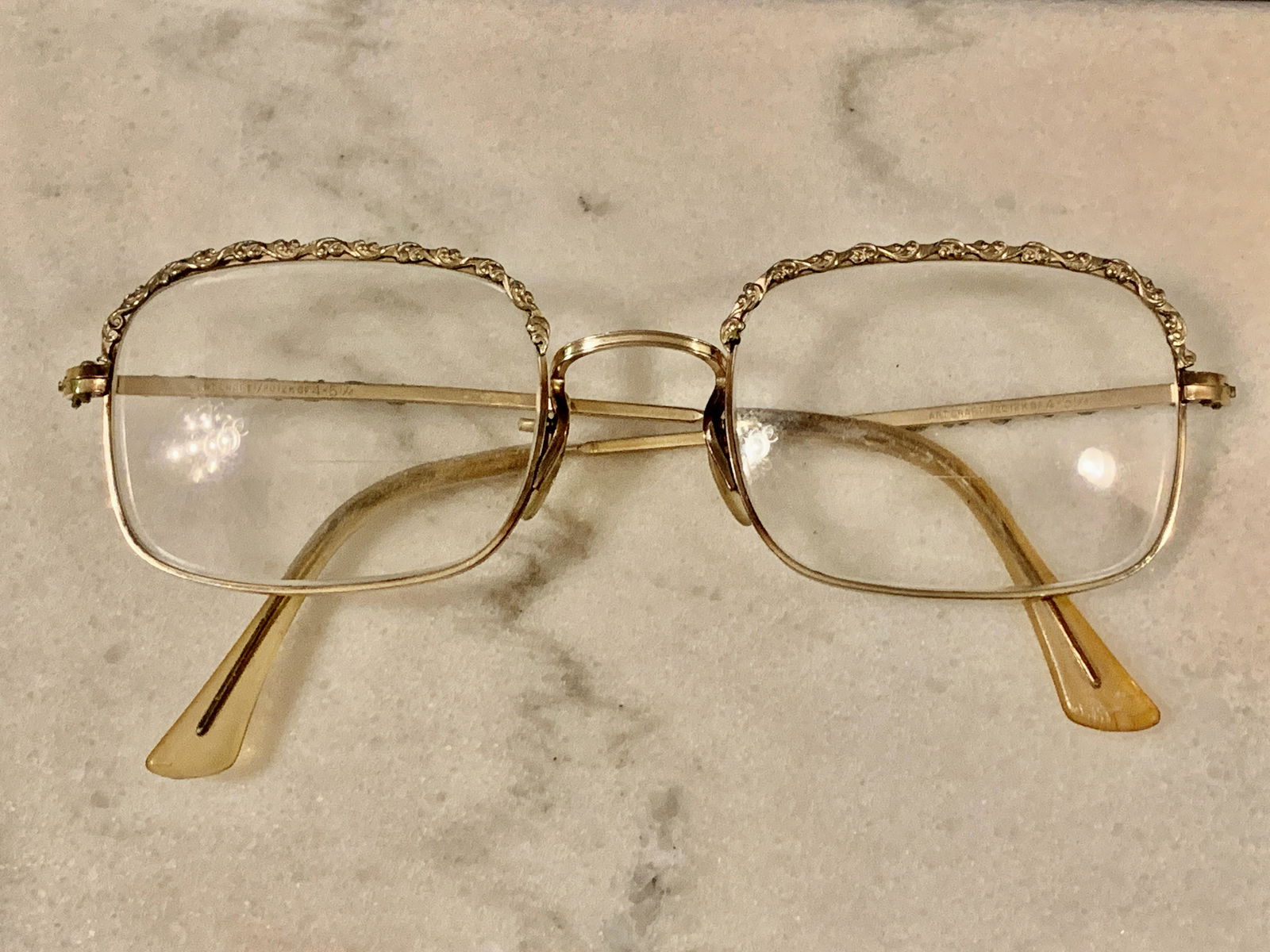 ART DECO UNISEX G.F. READING GLASSES: ART DECO UNISEX G.F. READING GLASSES