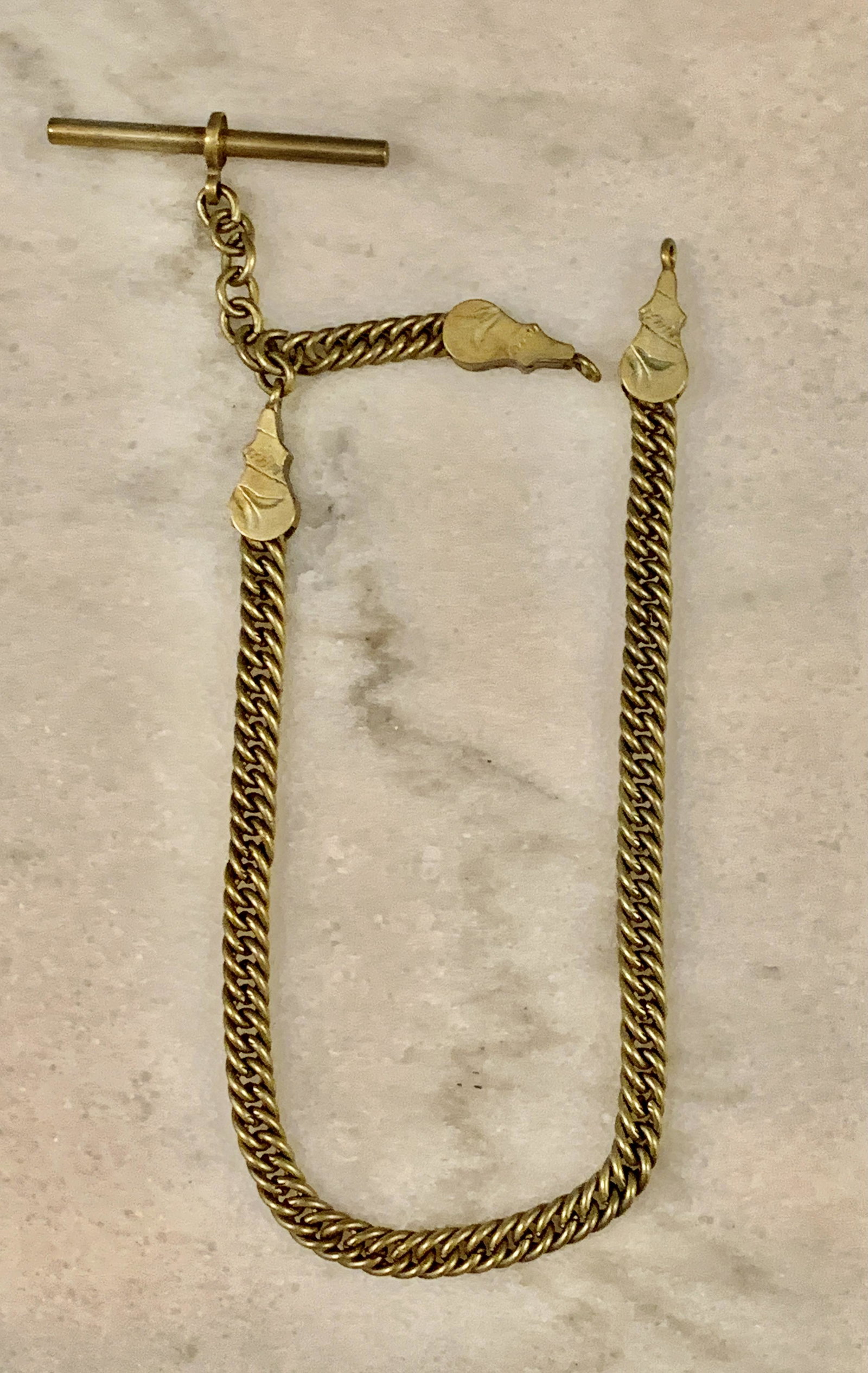 ANTIQUE POCKET WATCH CHAIN FOB (1 of 2)