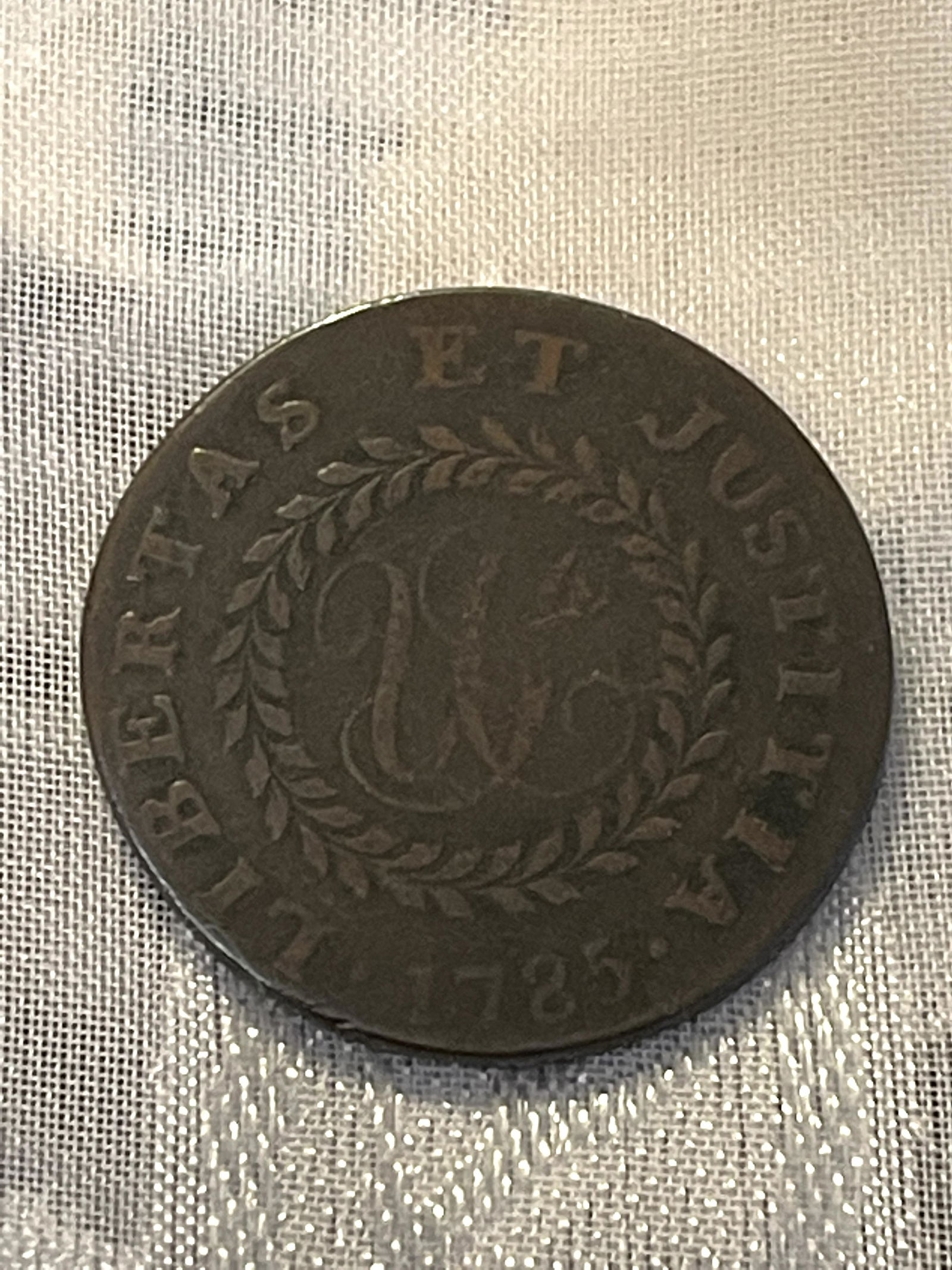 1832 NOVA SCOTIA ONE PENNY TOKEN (1 of 2)