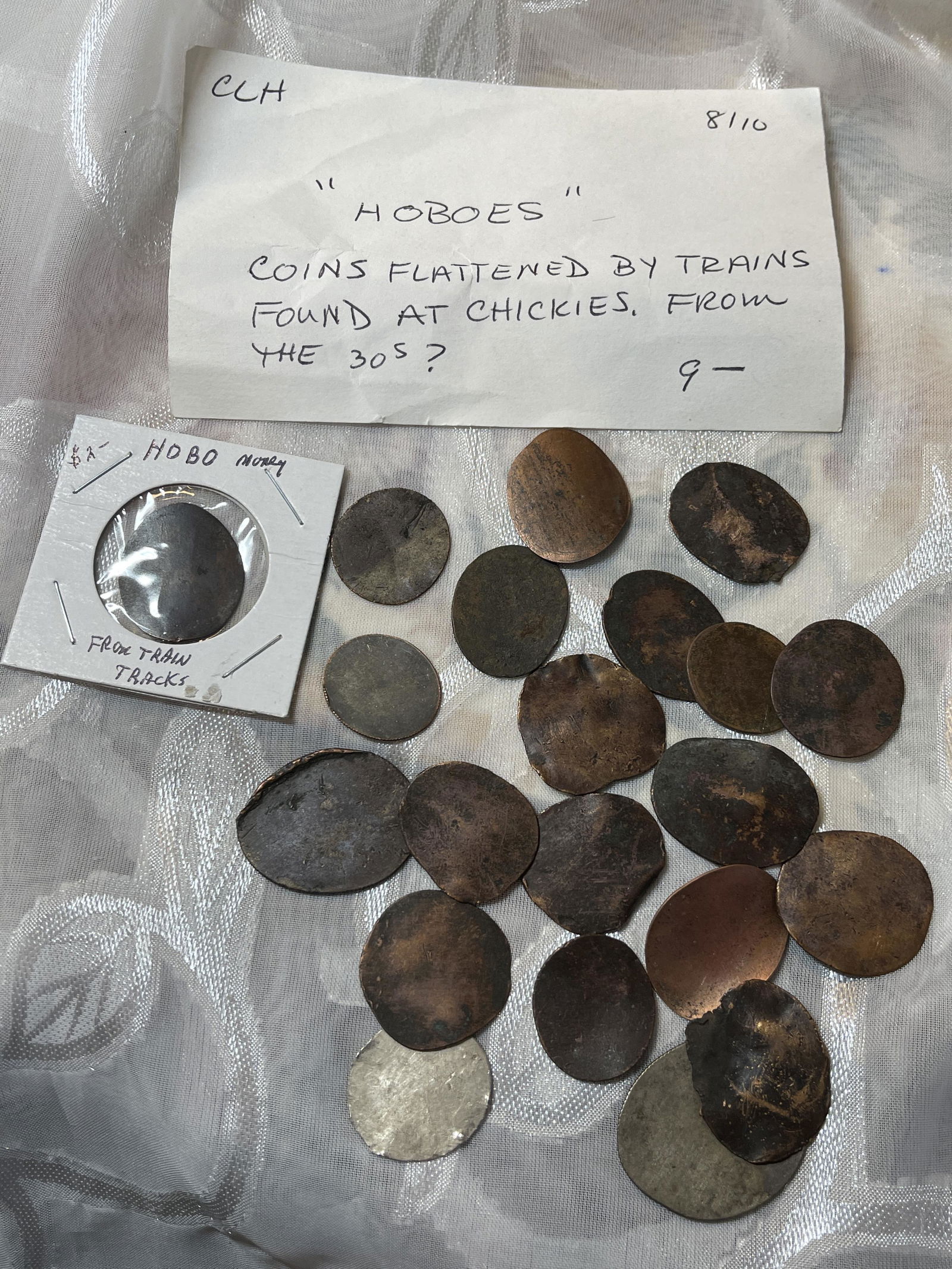 COLLECTION LOT OF (21) HOBO COINS FOUND AT CHICKIES (1 of 3)