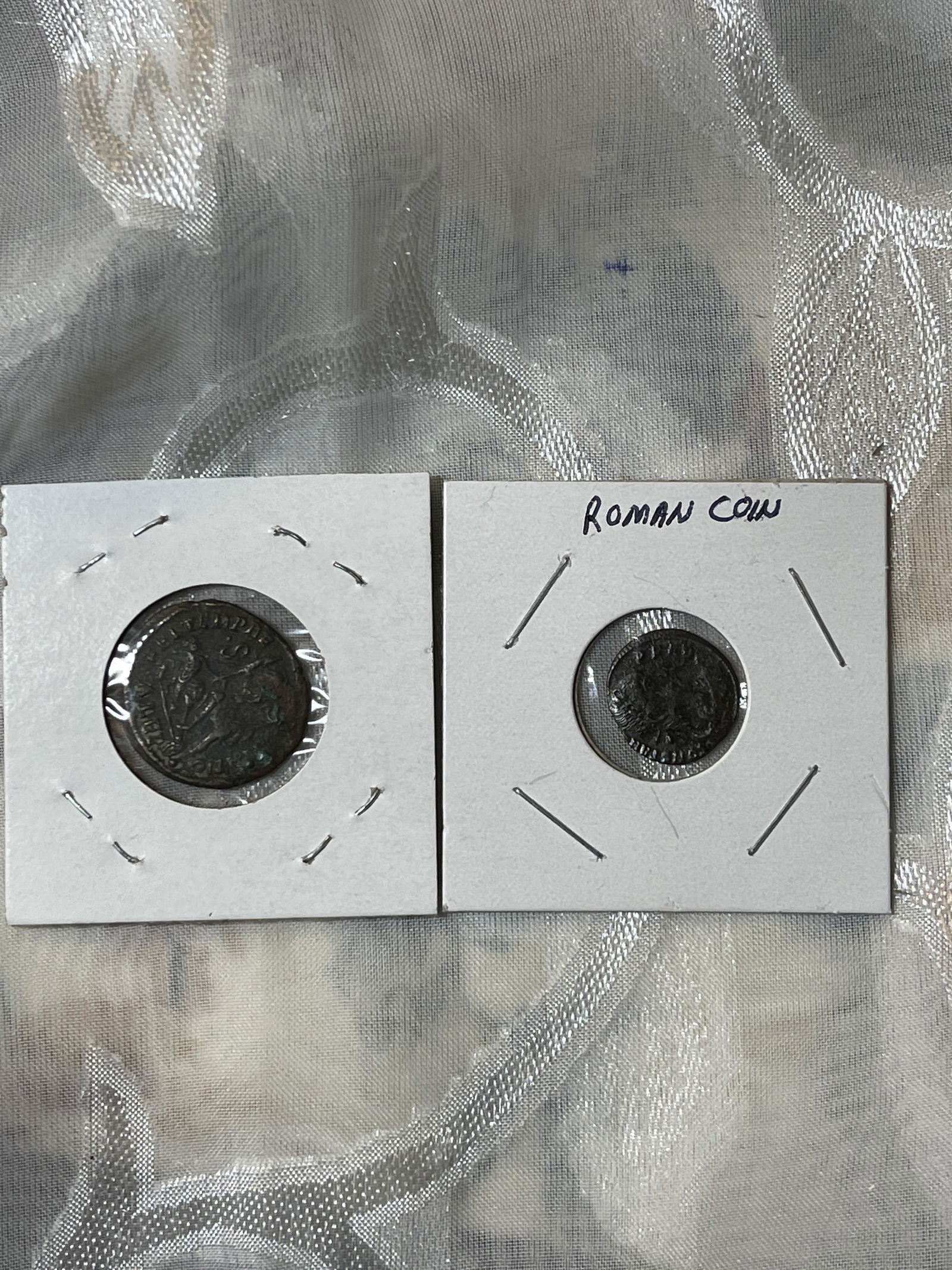 LOT OF (2) ANCIENT ROMAN COINS LOT (1 of 6)