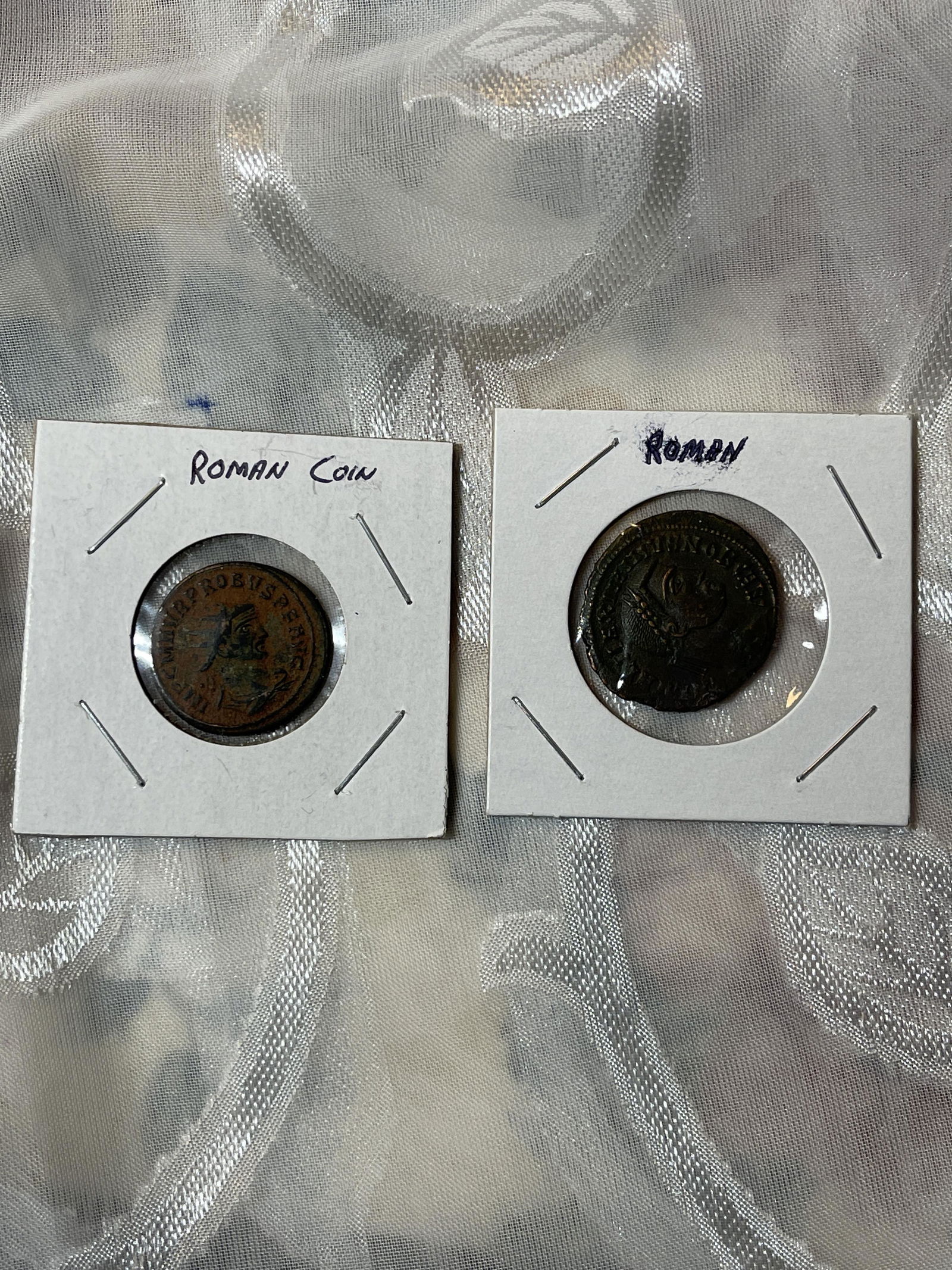 LOT OF (2) ANCIENT ROMAN COINS LOT (1 of 6)