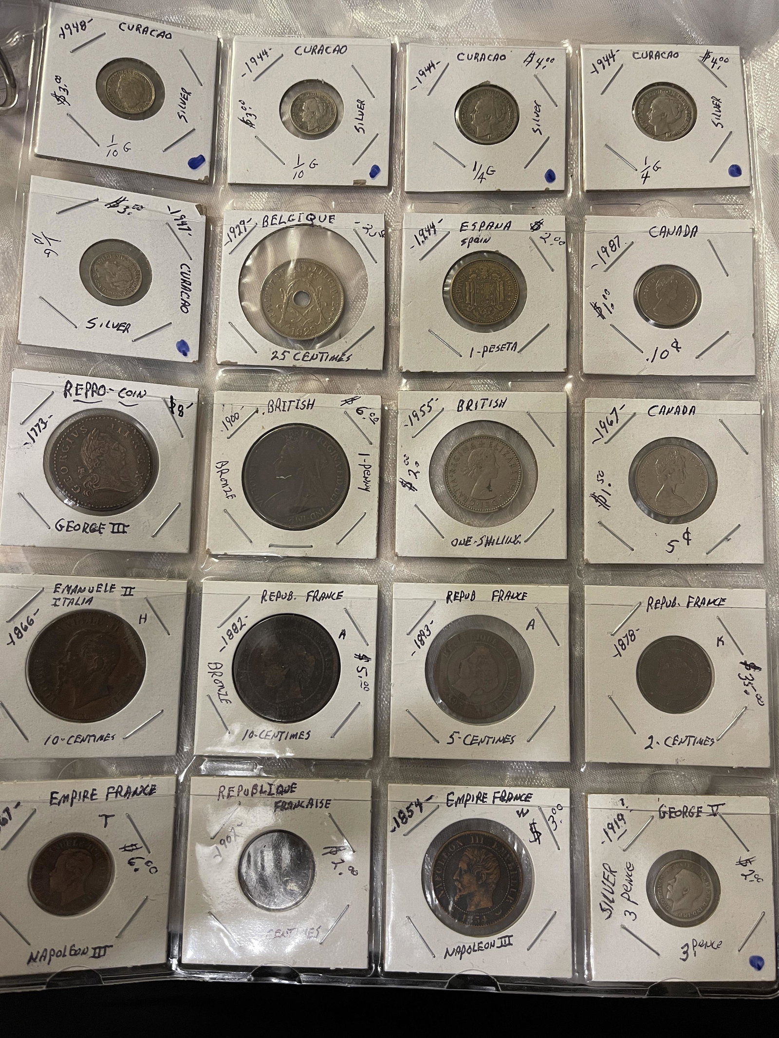 RARE COLLECTION LOT OF (20) FOREIGN COINS: RARE COLLECTION LOT OF (20) FOREIGN COINS. SOLD AS A LOT. ALL FOR ONE MONEY. PLEASE VIEW ALL DETAILED PICTURES. A GREAT FIND AND AN EXCELLENT ADDITION TO YOUR COLLECTION.