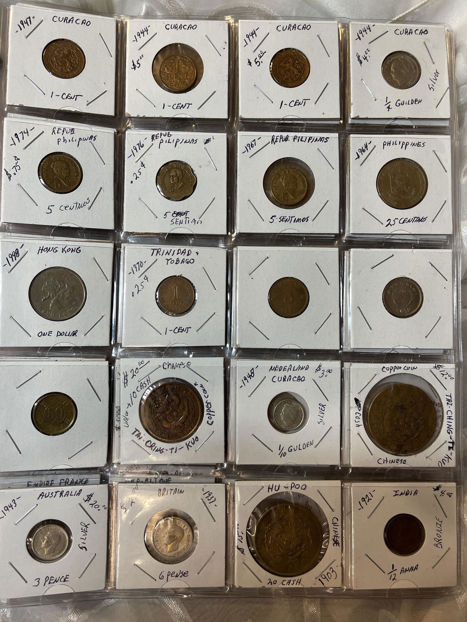 RARE COLLECTION LOT OF (20) FOREIGN COINS (1 of 10)