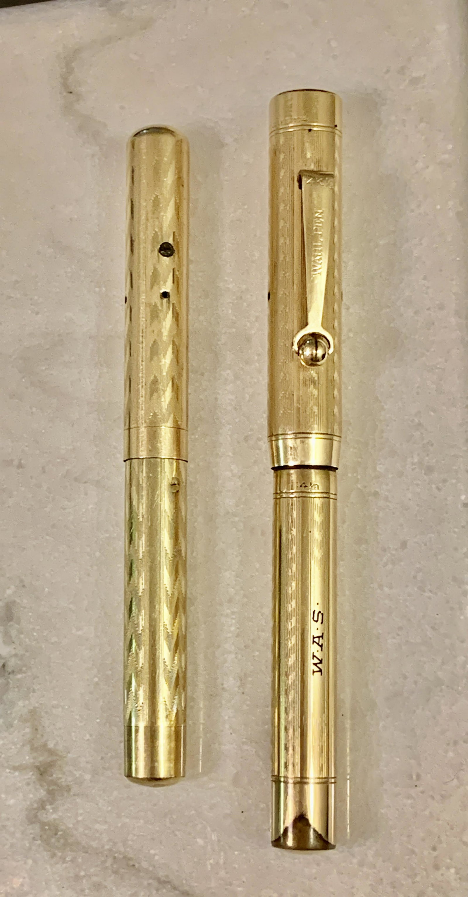 RARE ANTIQUE COLLECTION LOT OF (2) FOUNTAIN PENS (1 of 3)