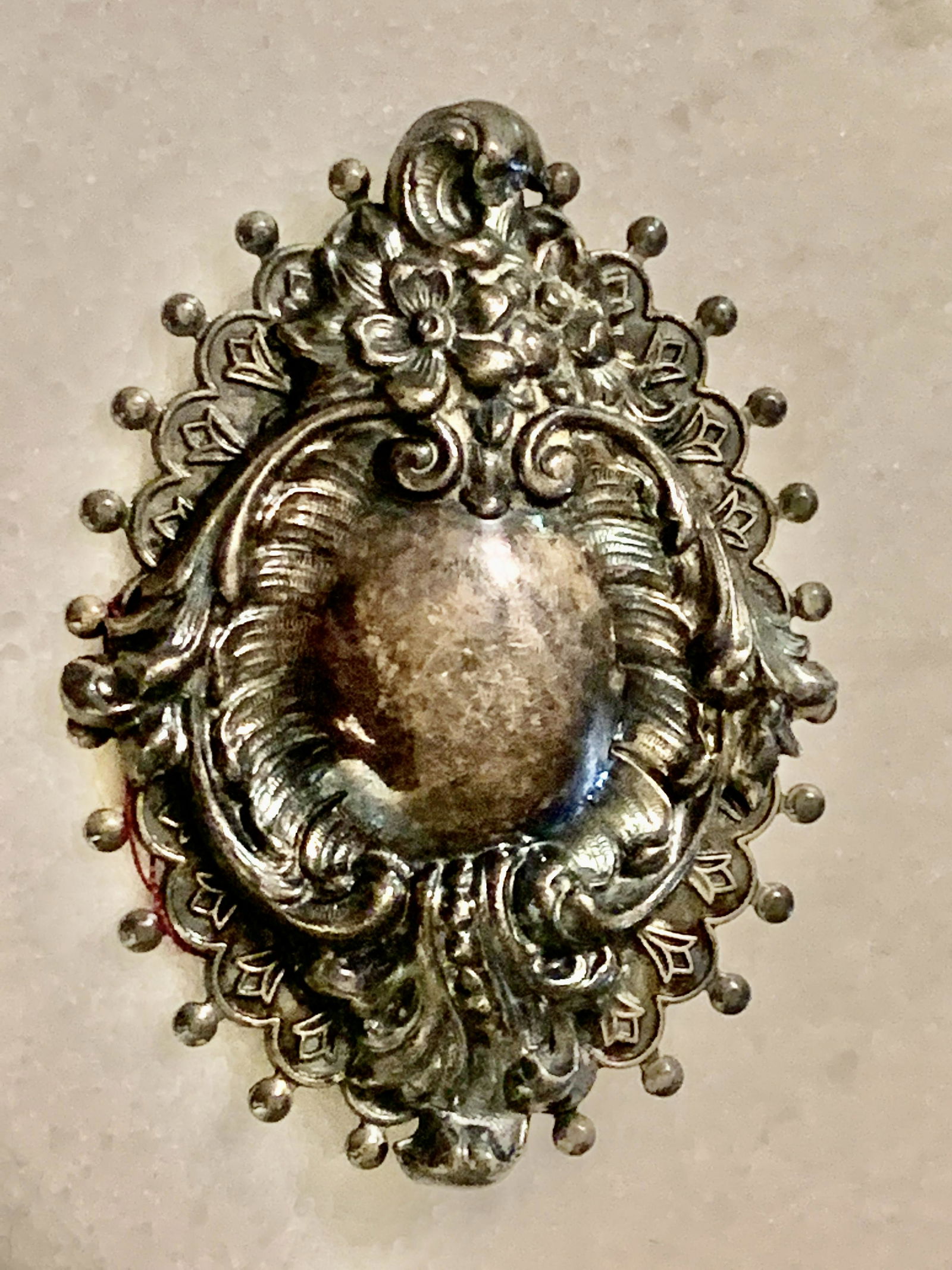 DESIGNER STERLING SILVER LADIES BROOCH (1 of 3)