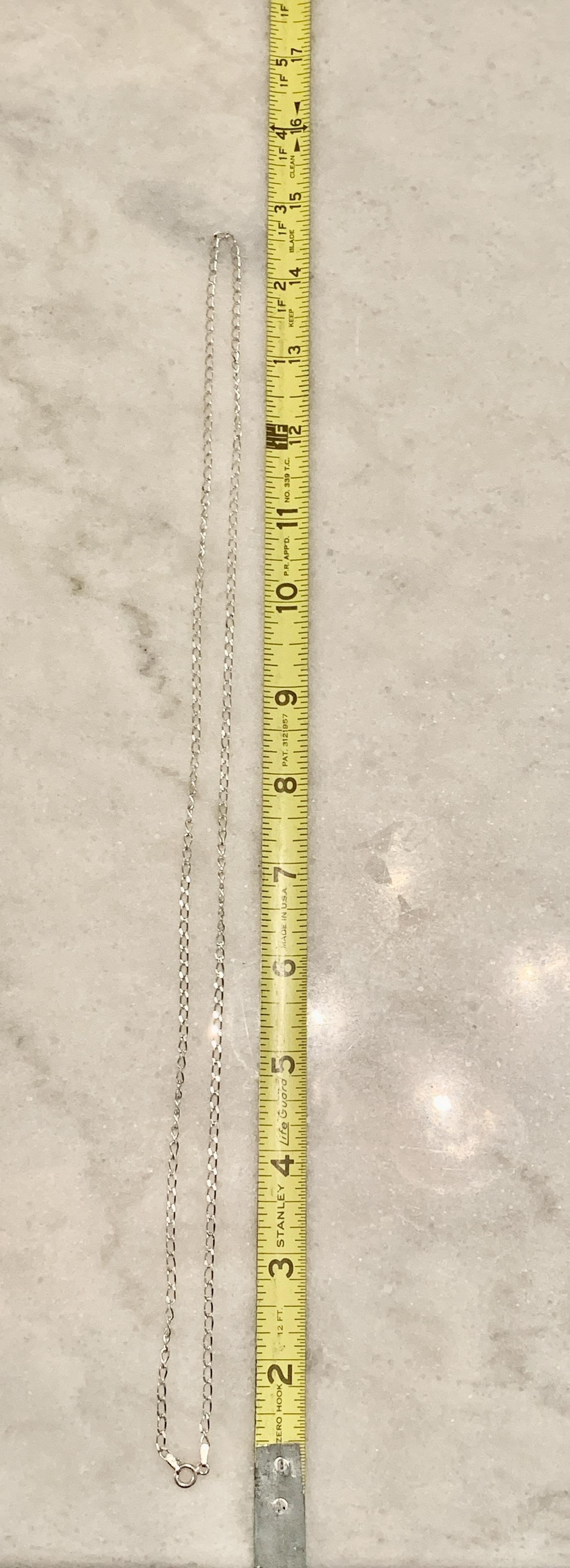 STERLING SILVER LADIES LINK CHAIN (1 of 3)