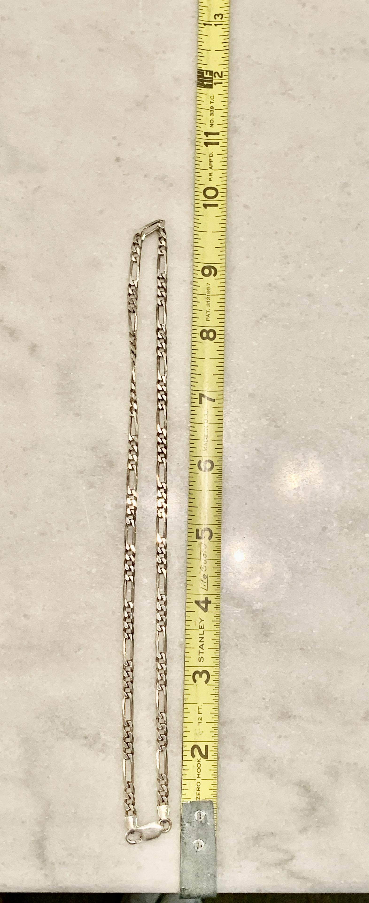 ITALIAN STERLING SILVER LINK CHAIN (1 of 3)
