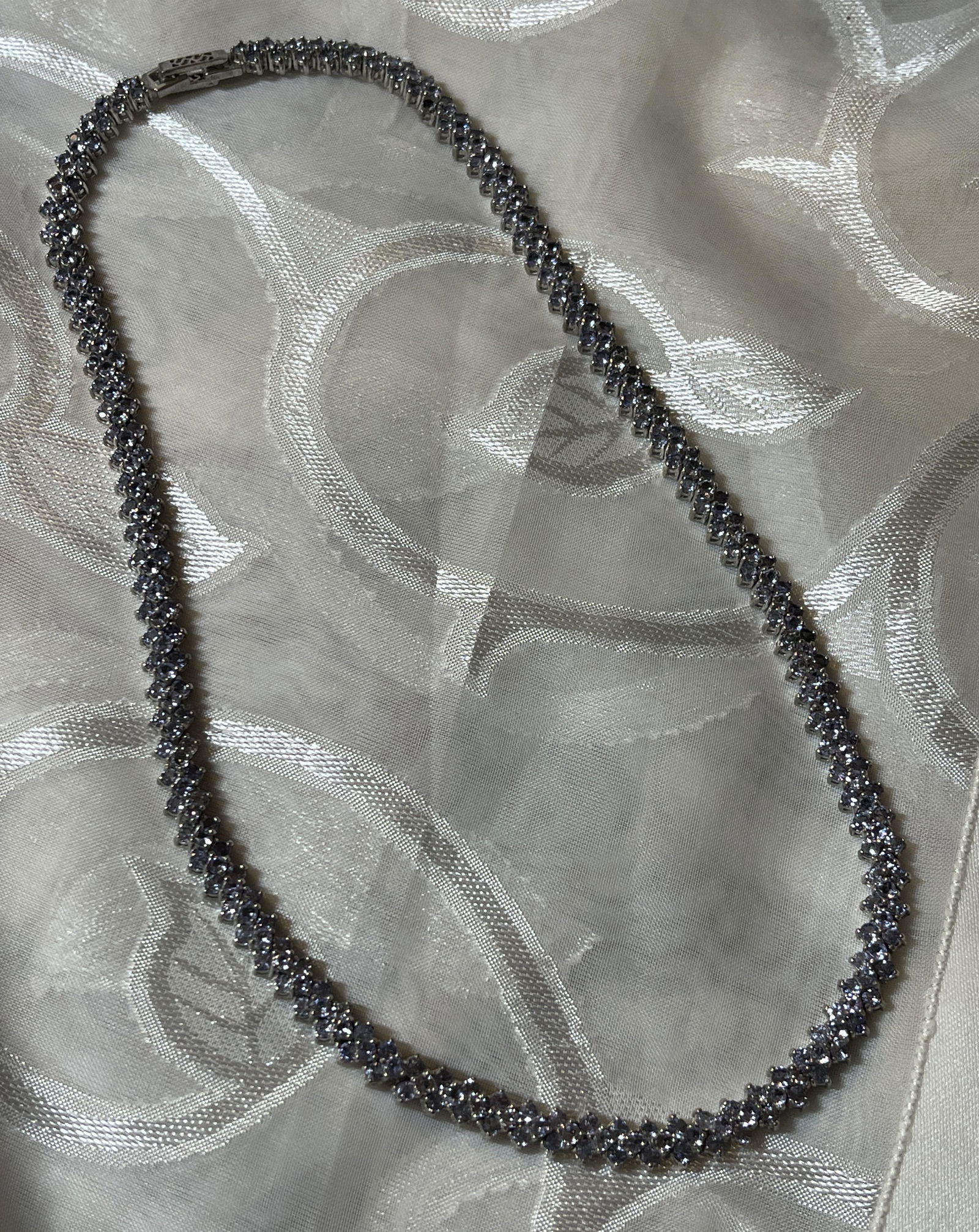 COCKTAIL 11 TCW TANZANITE STERLING SILVER NECKLACE (1 of 4)