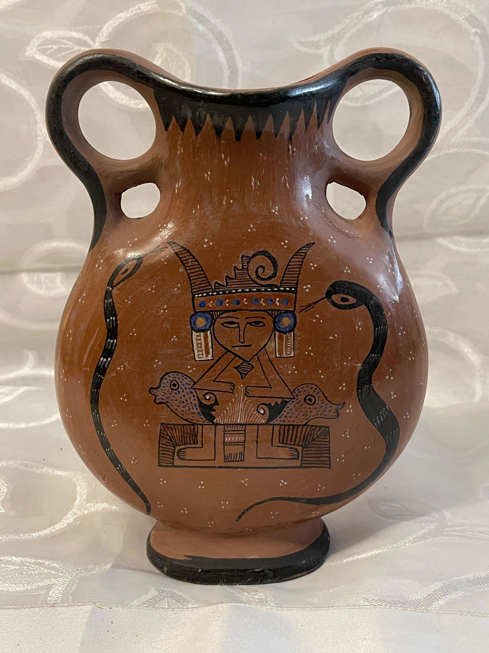 HAND PAINTED ART WORK MEXICAN POTTERY (1 of 4)