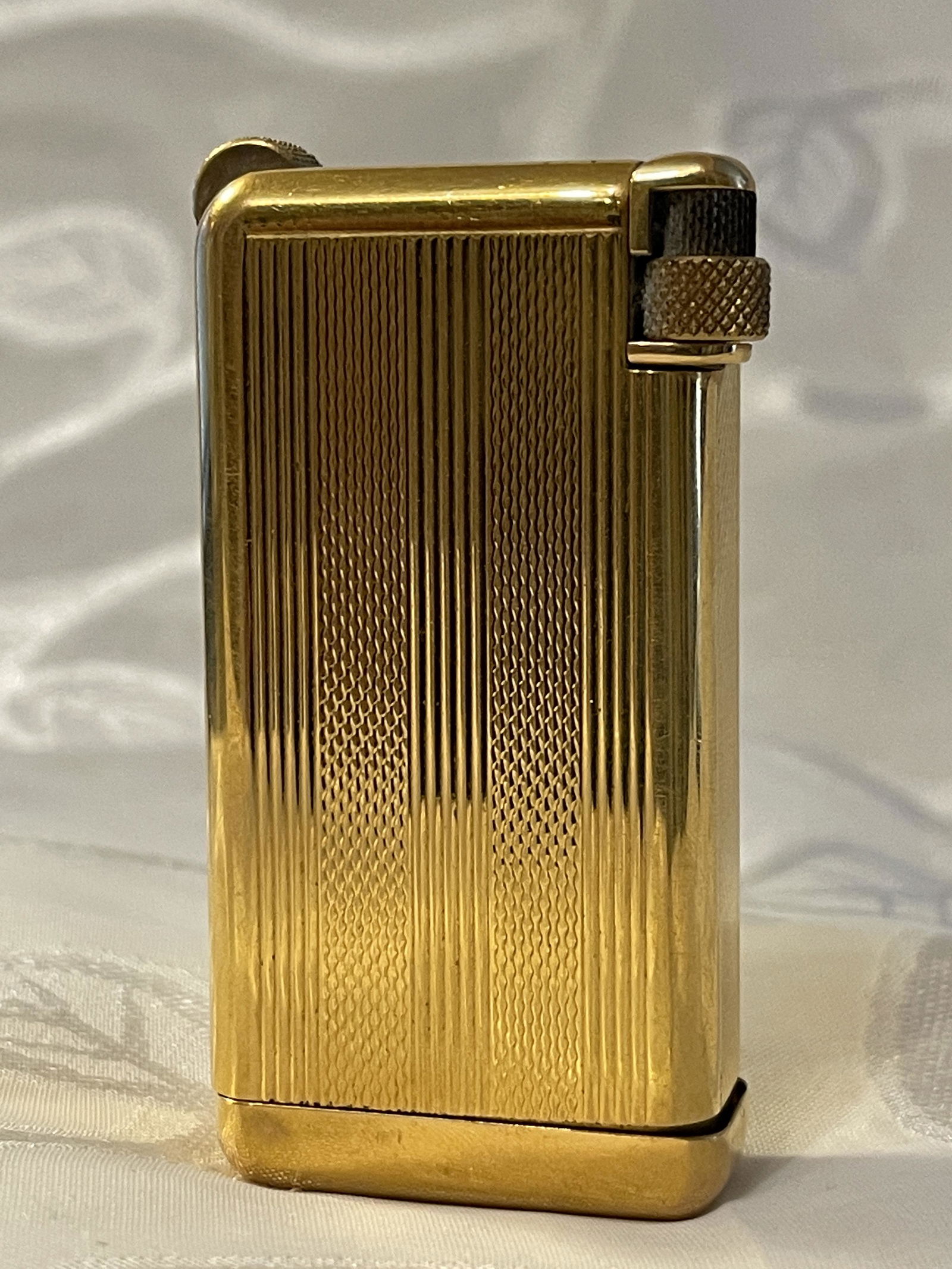 MARCEL QUERCIA 18K GOLD FLAMINAIRE GAS LIGHER (1 of 6)