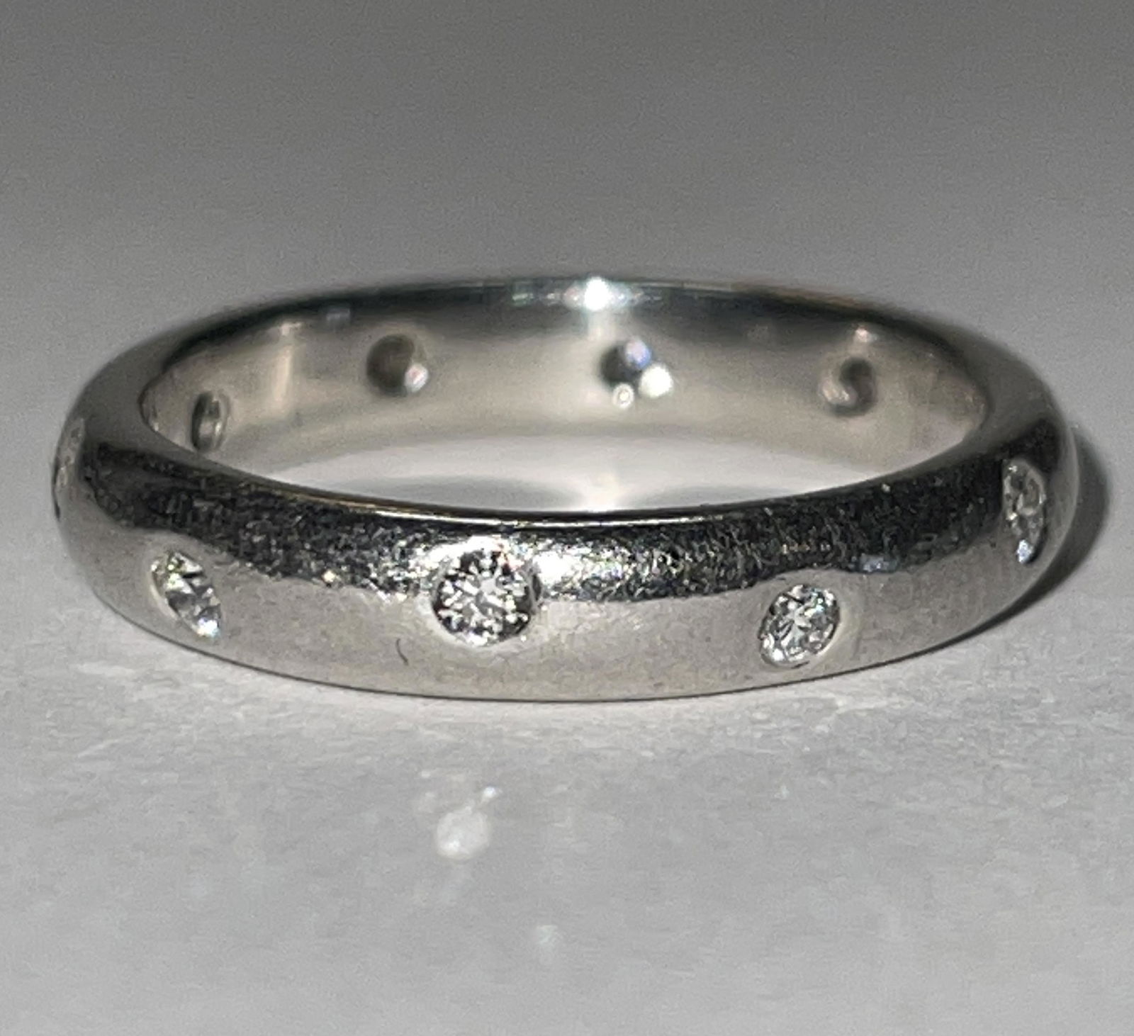 TIFFANY & CO. PLATINUM (10) DIAMONDS ETERNITY BAND (1 of 4)